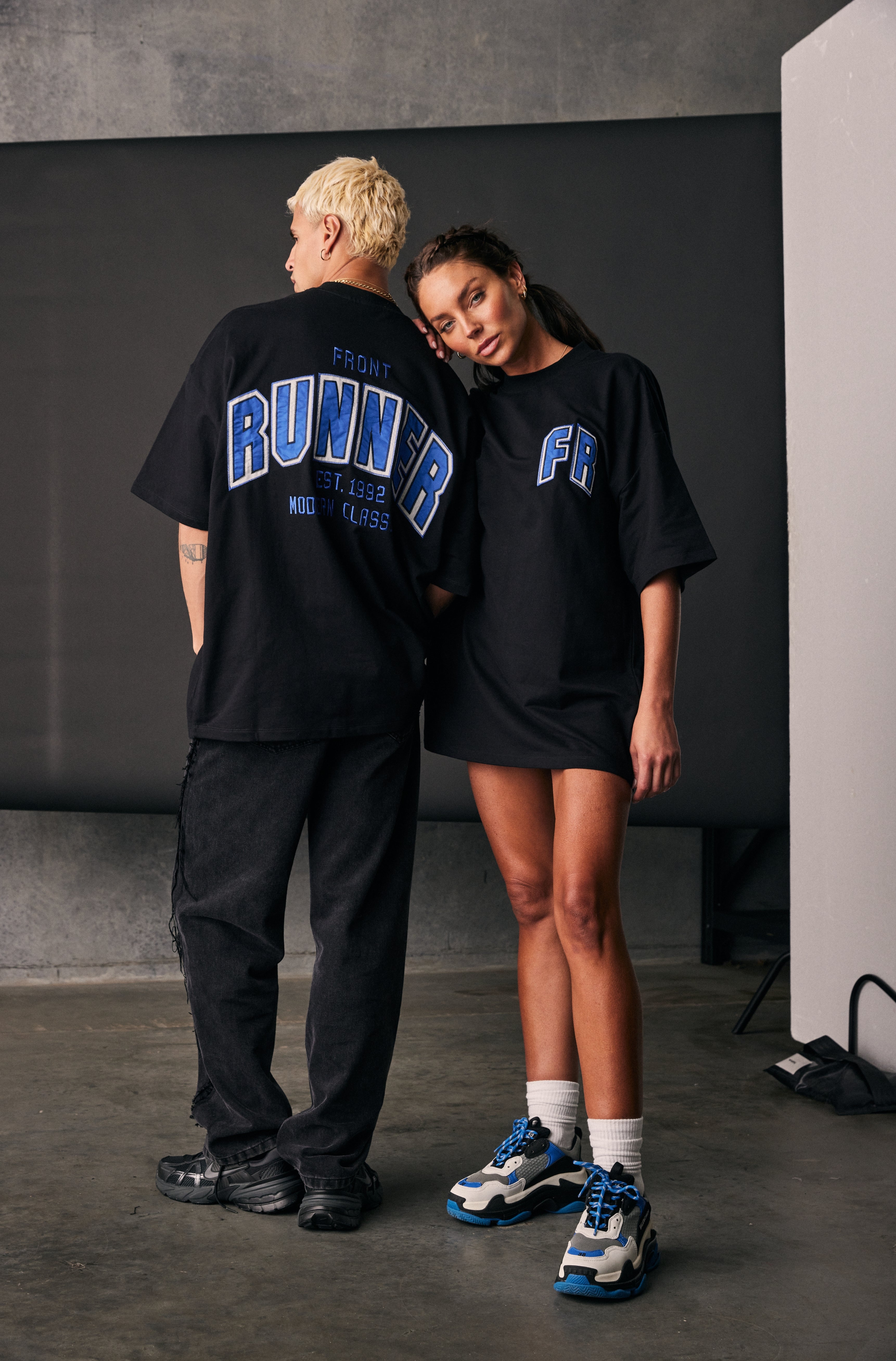 Sapphire Black Classic Cotton Tee