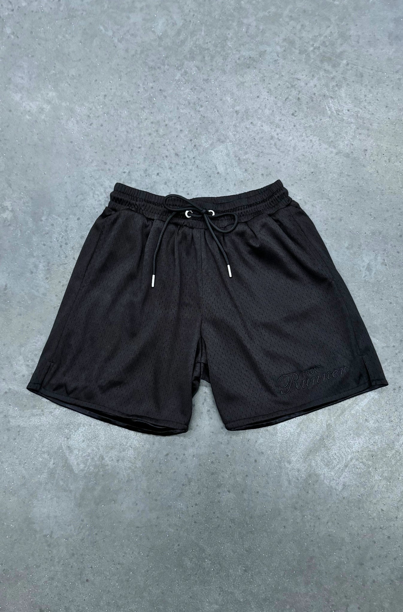 Breathable Mesh Shorts for Men - Black