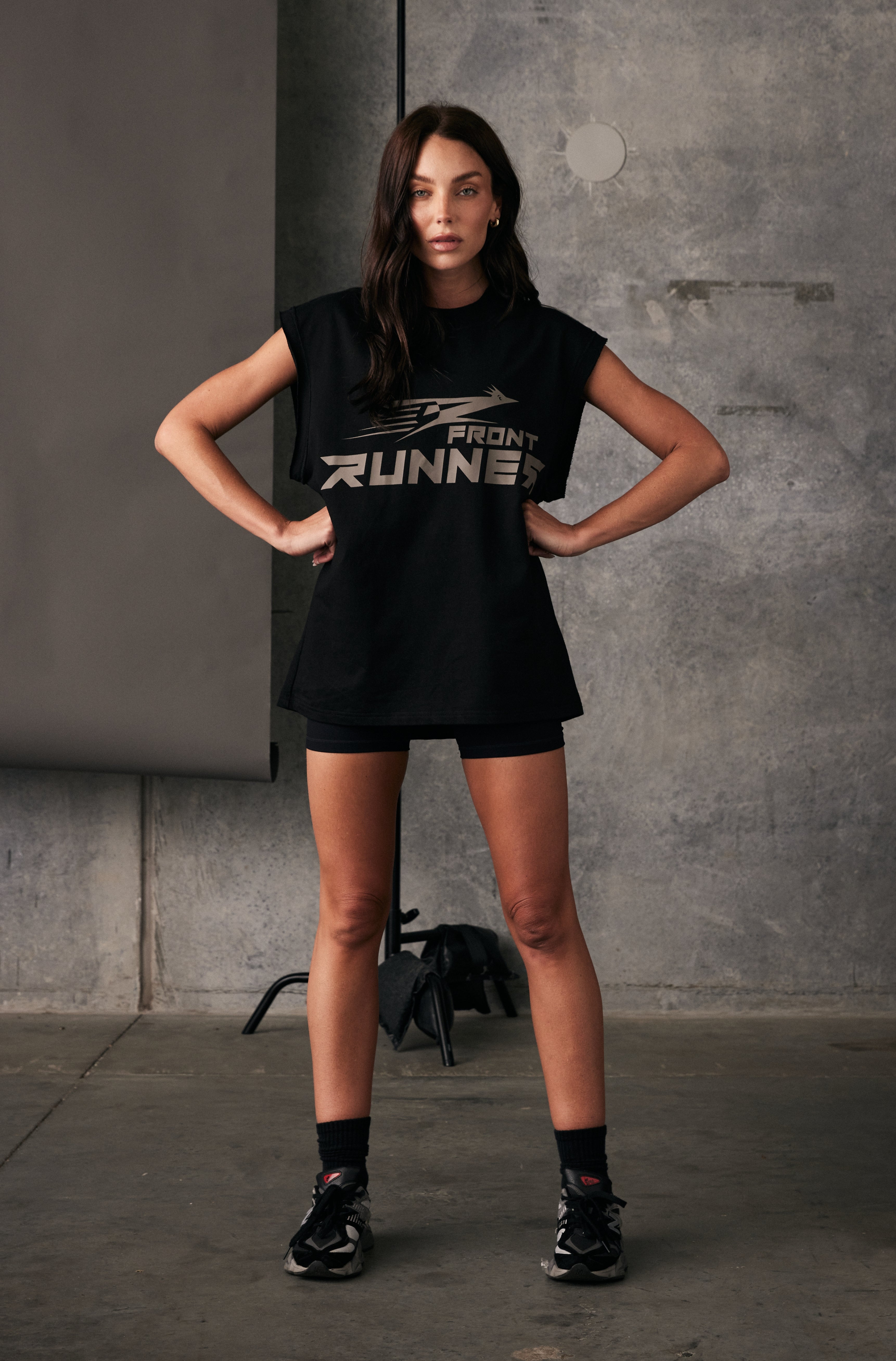 Black Roadrunner Tank Top for Men