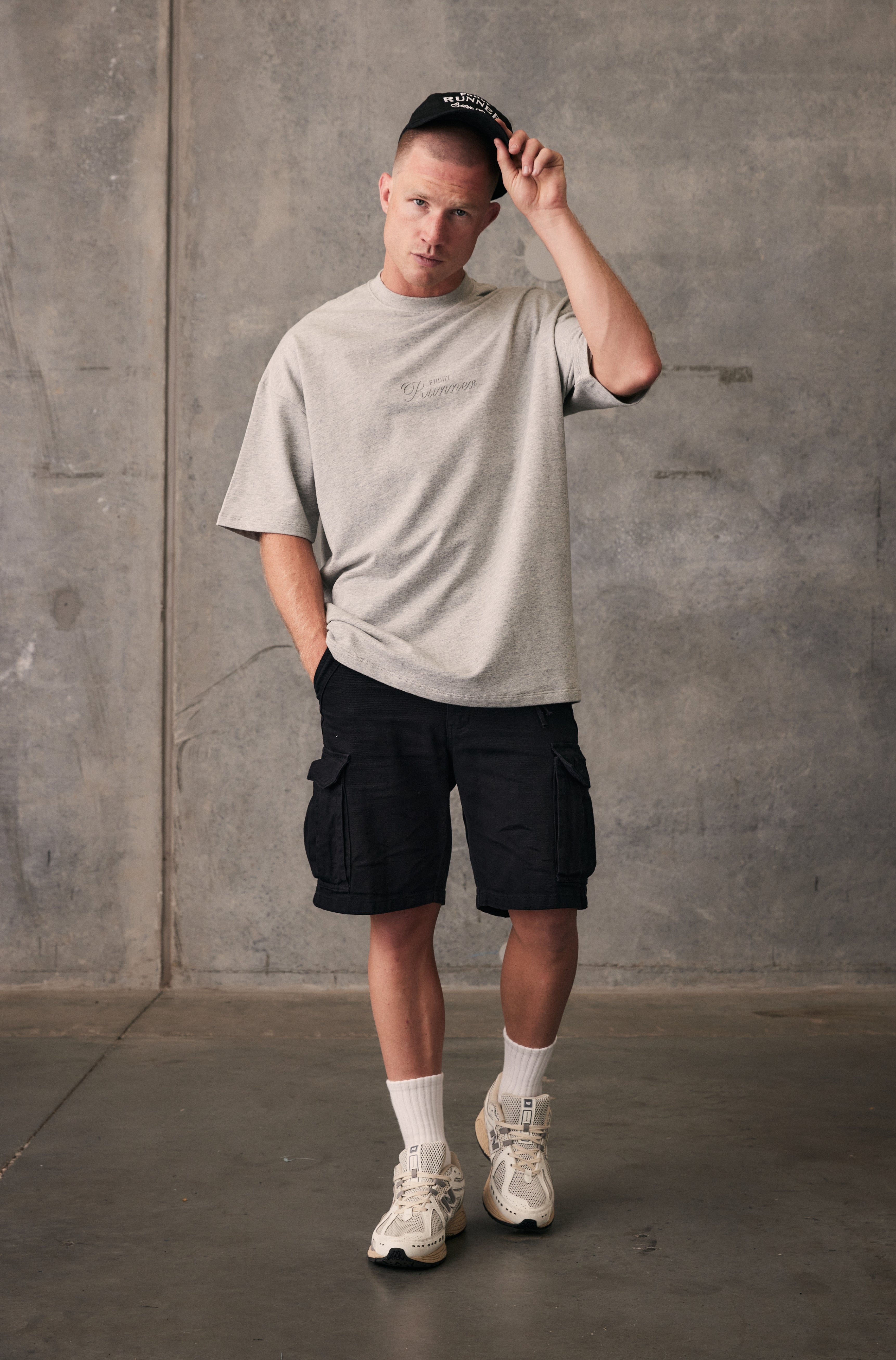 Classic Grey Marle Staple T-Shirt