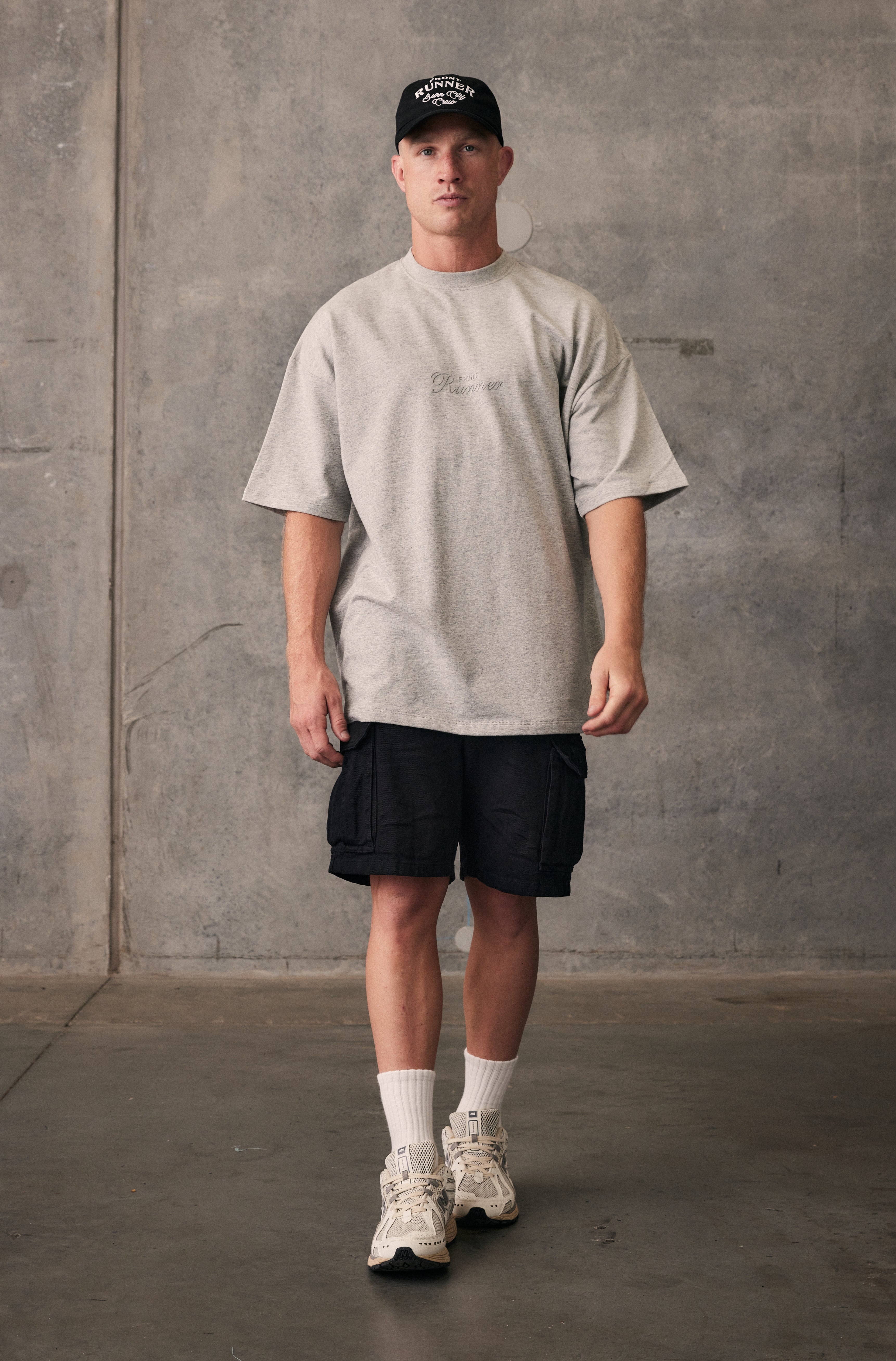 Classic Grey Marle Staple T-Shirt