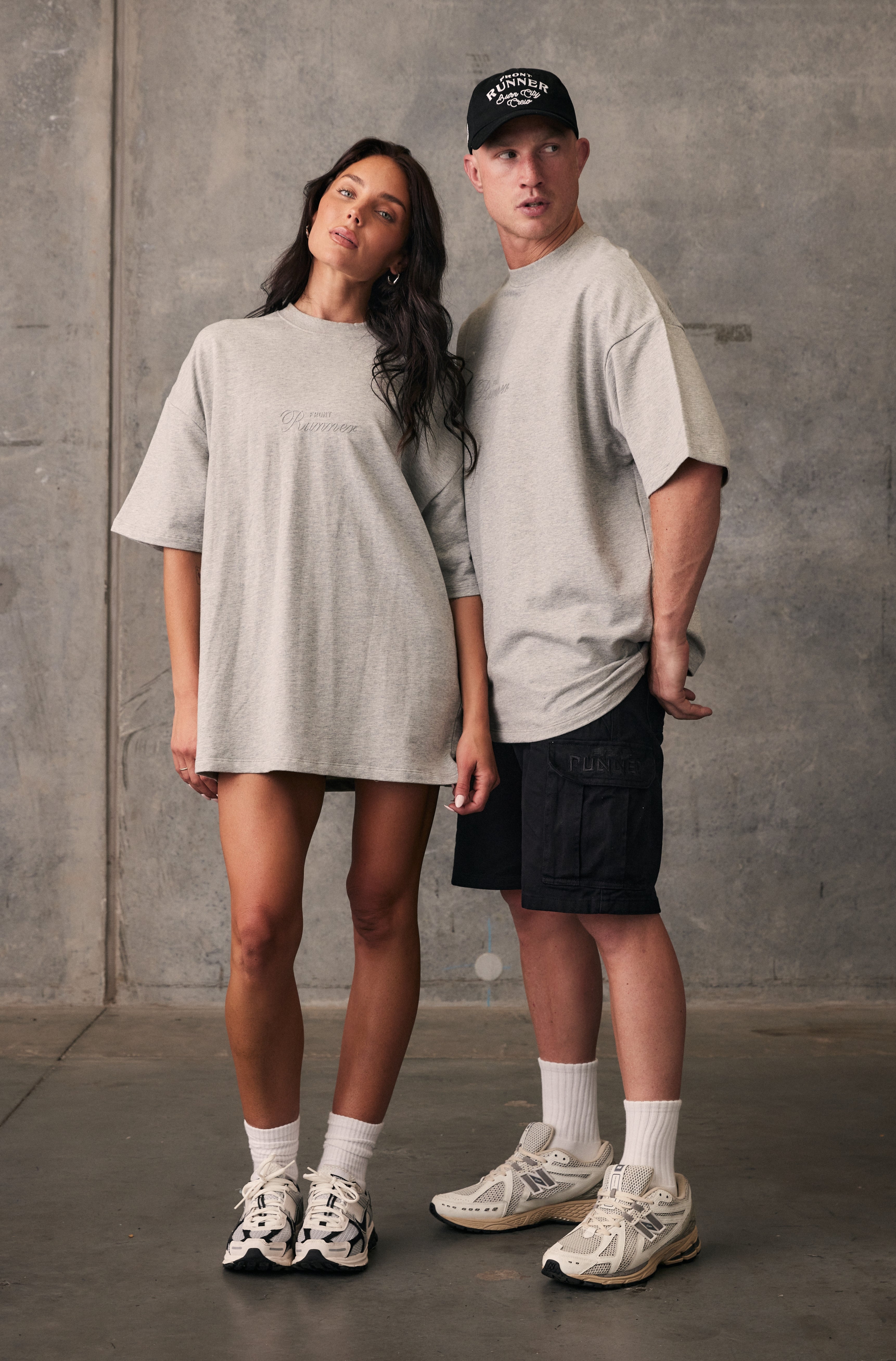 Classic Grey Marle Staple T-Shirt