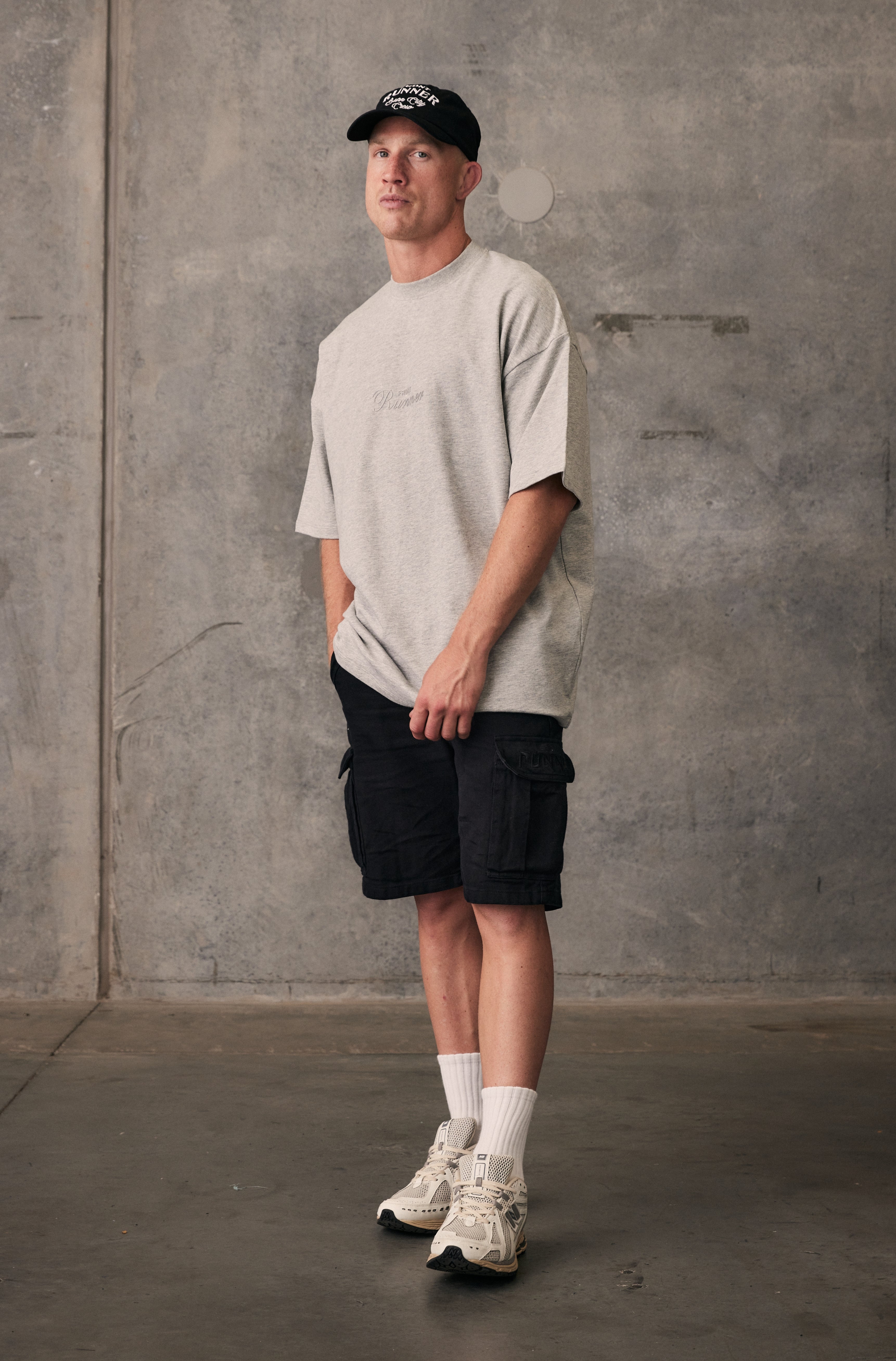 Classic Grey Marle Staple T-Shirt