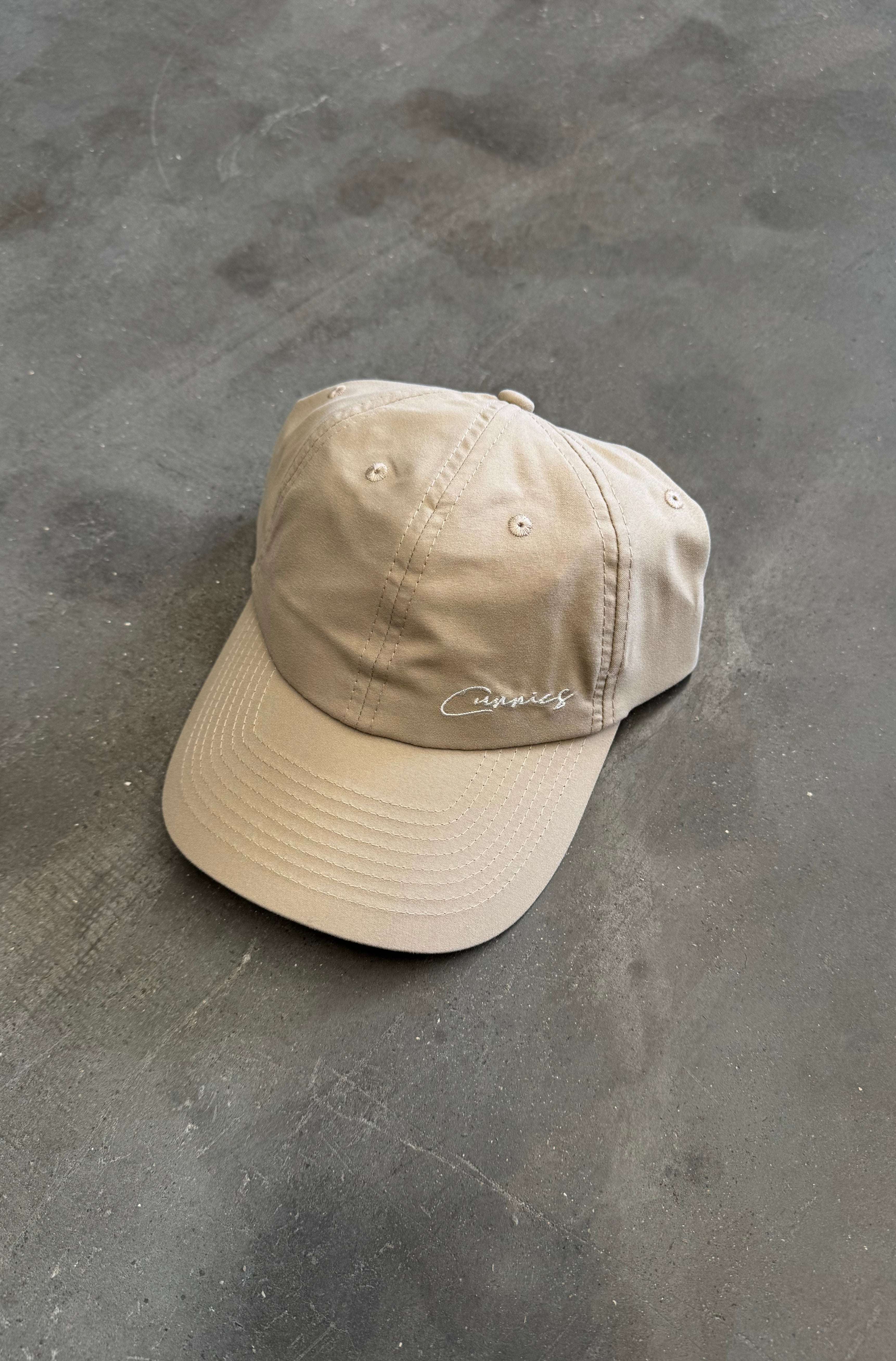 Cunnies Script Cap in Malt - Stylish Cotton Hat