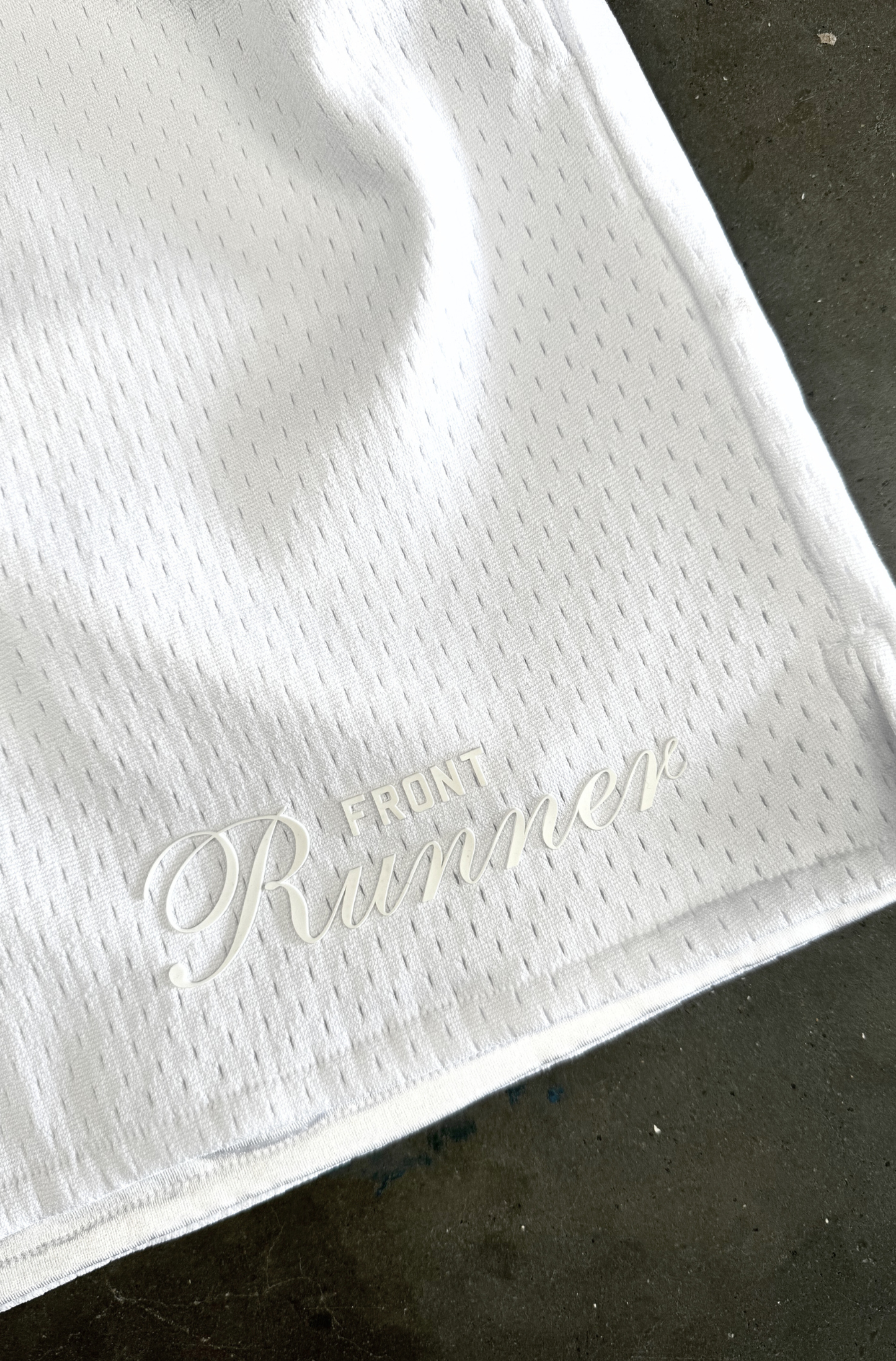 White Staple Mesh Shorts - Lightweight & Breathable