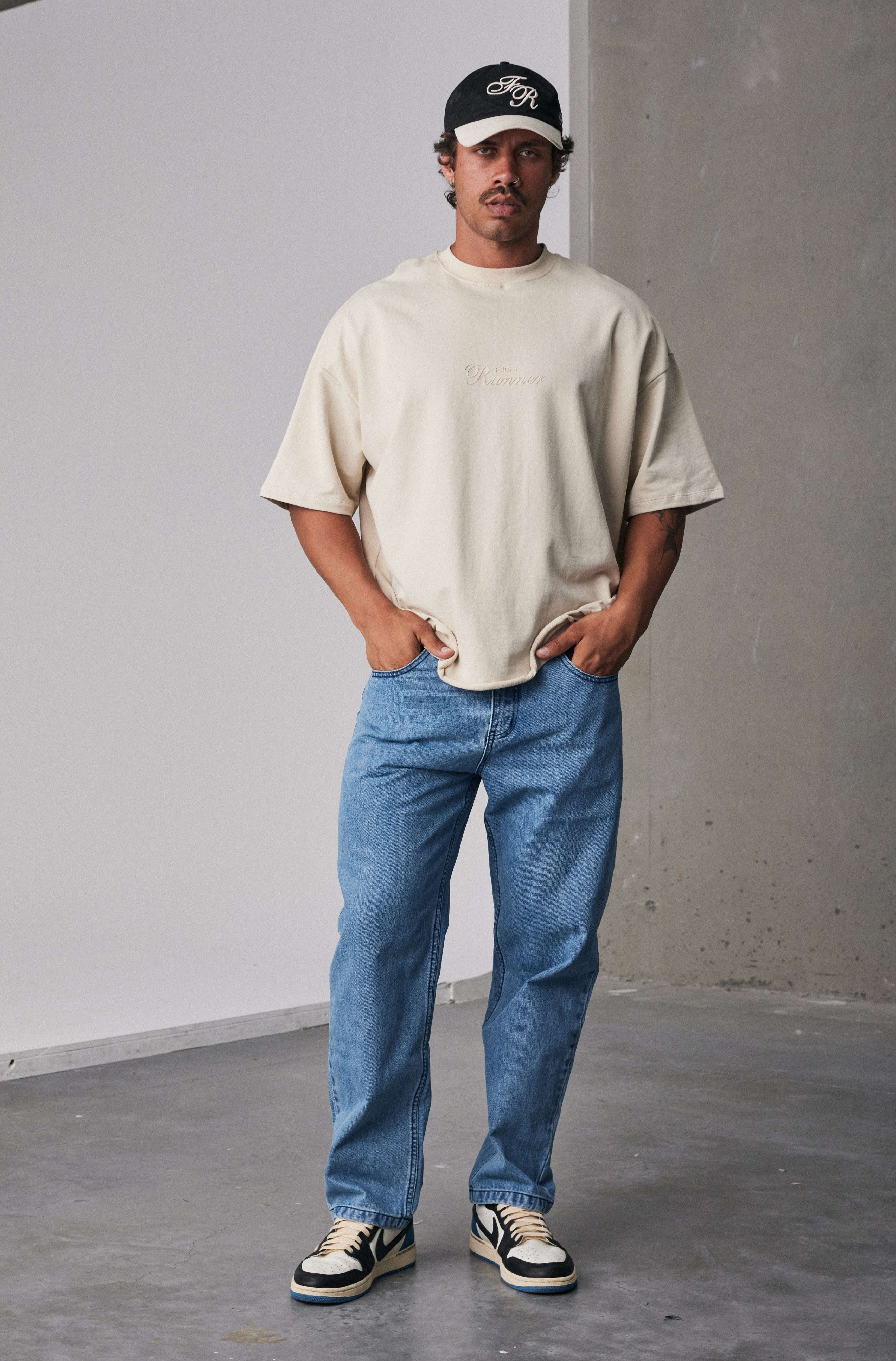 Classic Blue Straight Leg Jeans
