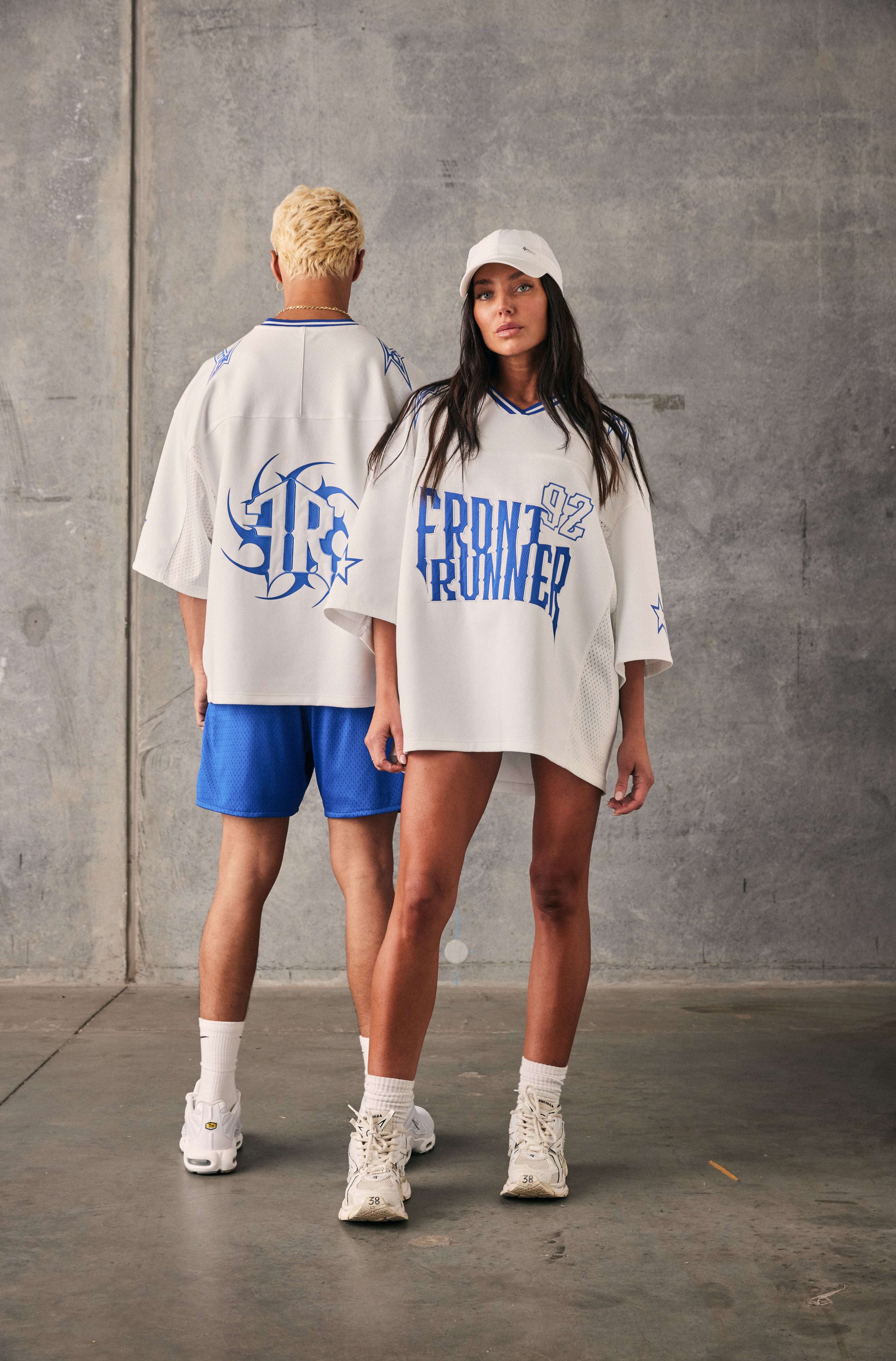 White Pyro Jersey for Cycling & Sports