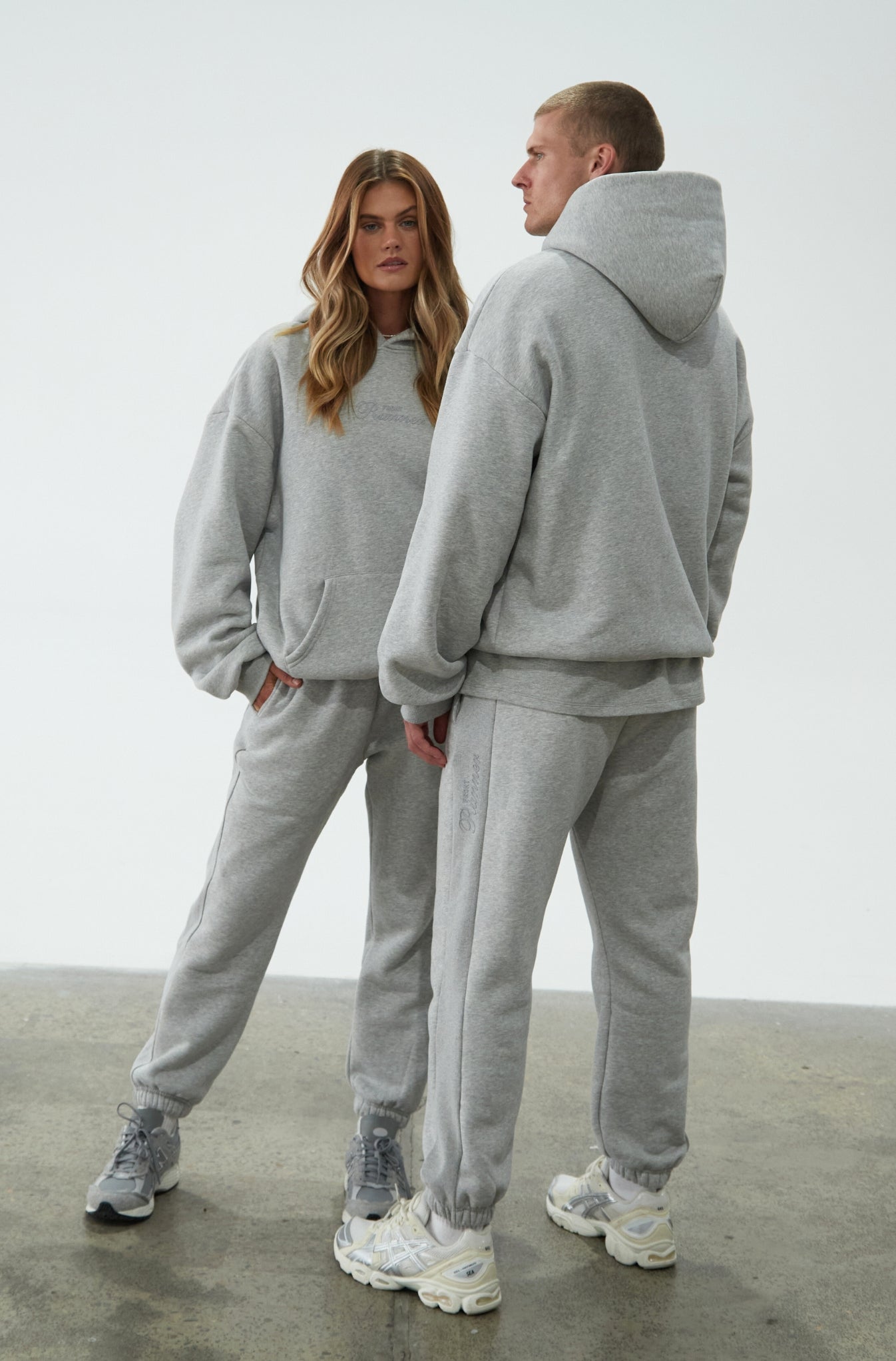 Grey Marle Staple Hoodie - Casual Pullover