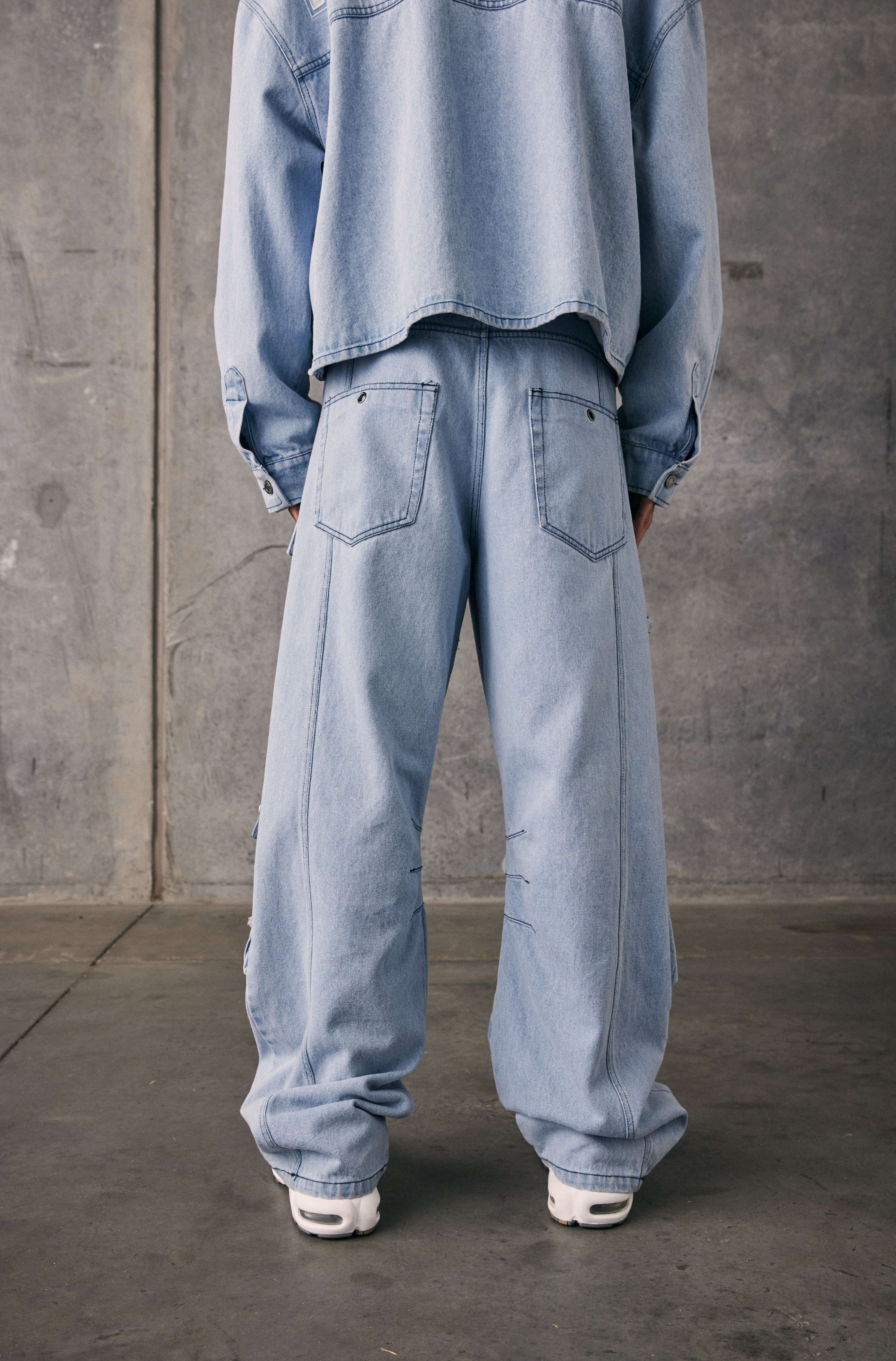 Viper Ice Denim Cargo Pants for Work & Outdoor