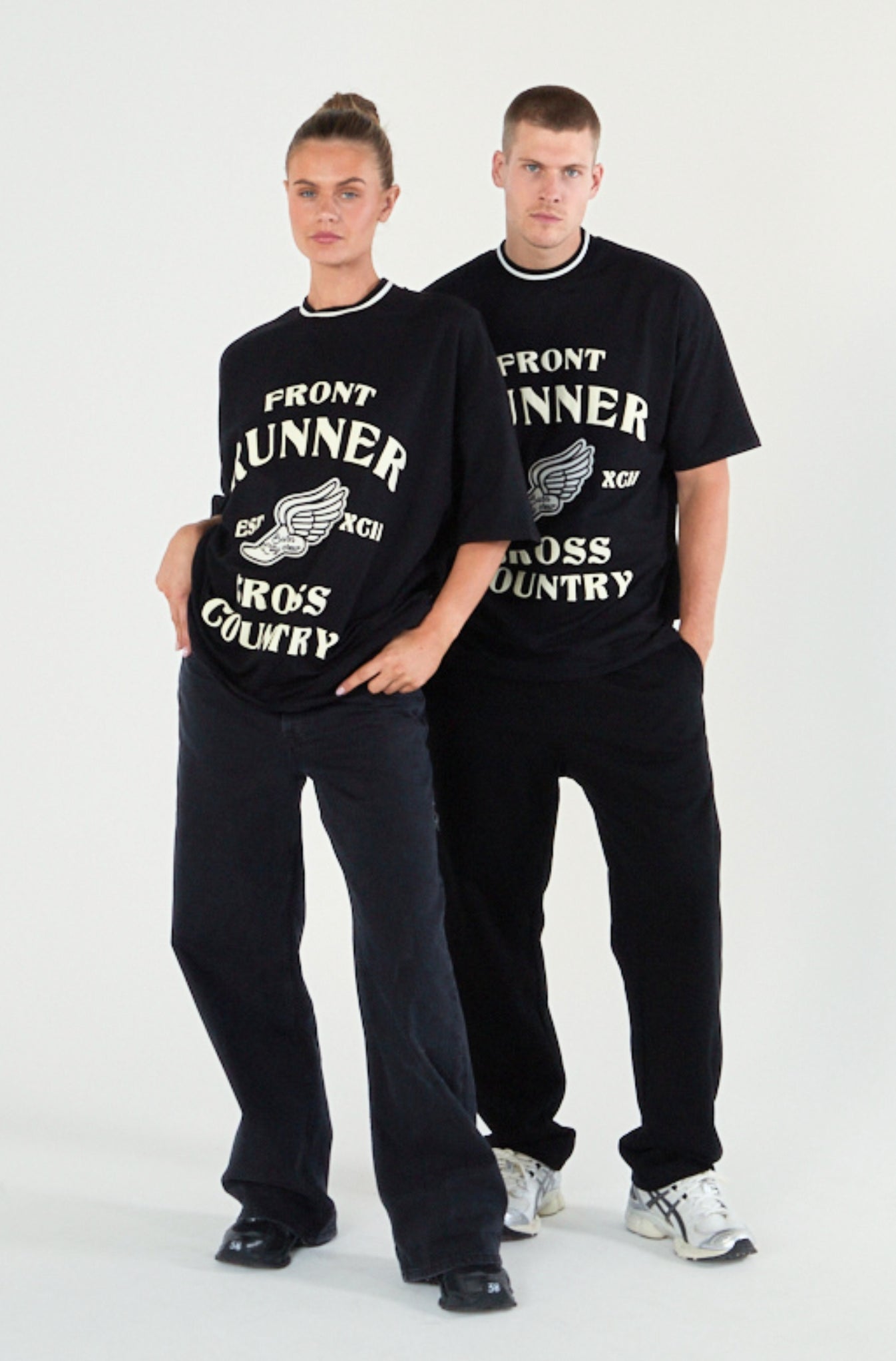 Black Cross Country Tee for Running