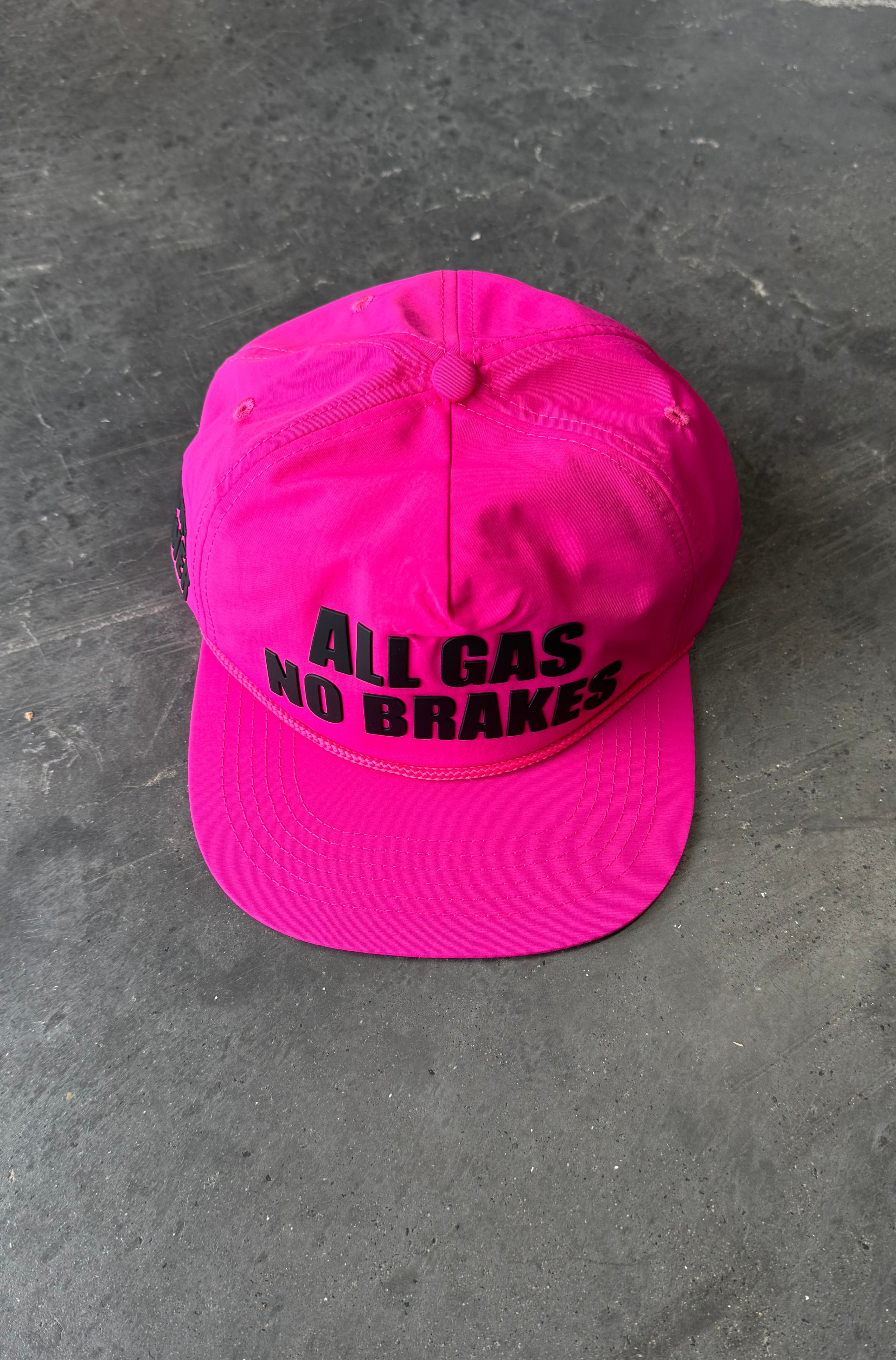 Flamingo Pink No Brakes Cap - Trendy Snapback