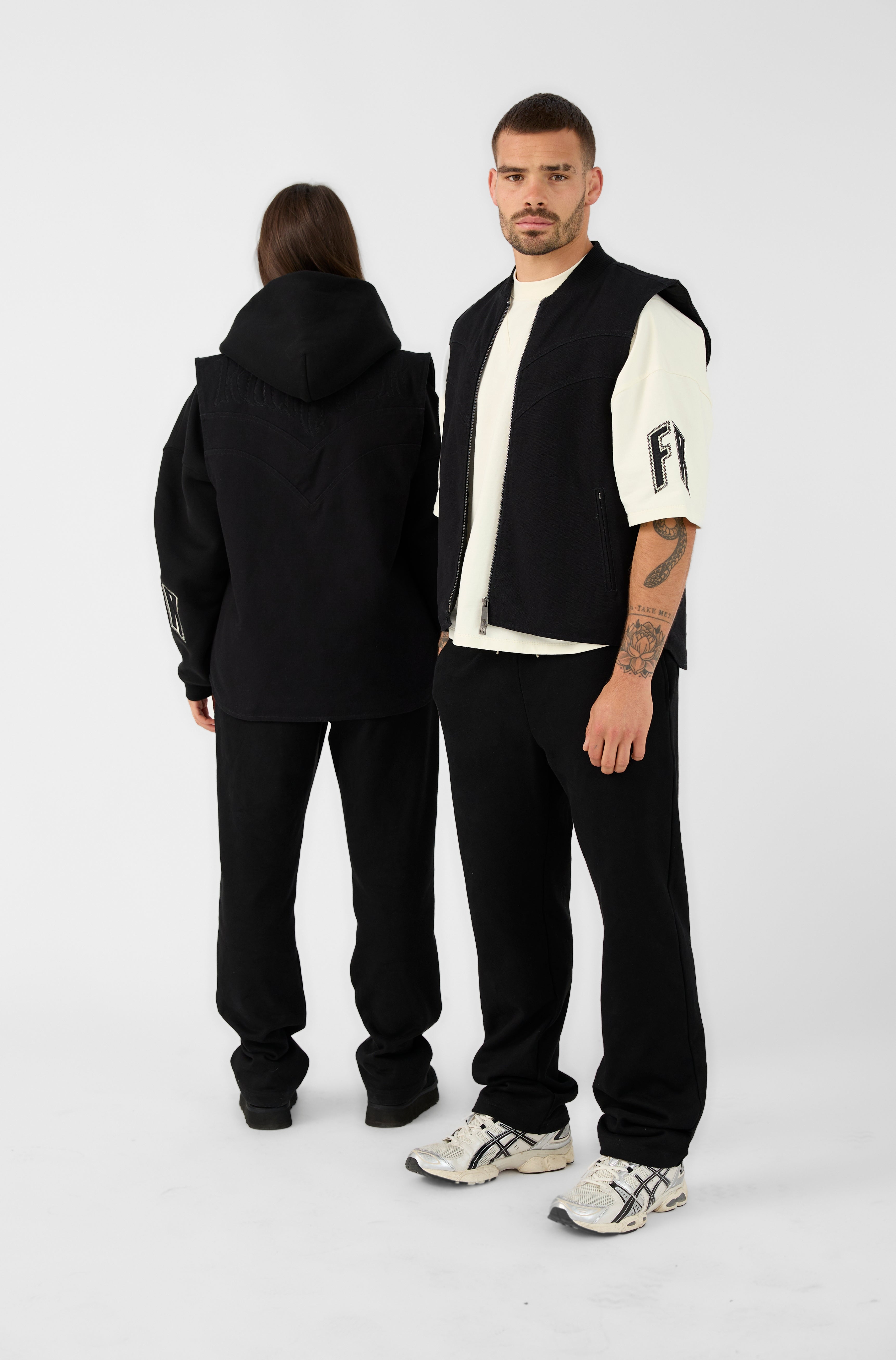 Black Utility Vest for Everyday Wear
