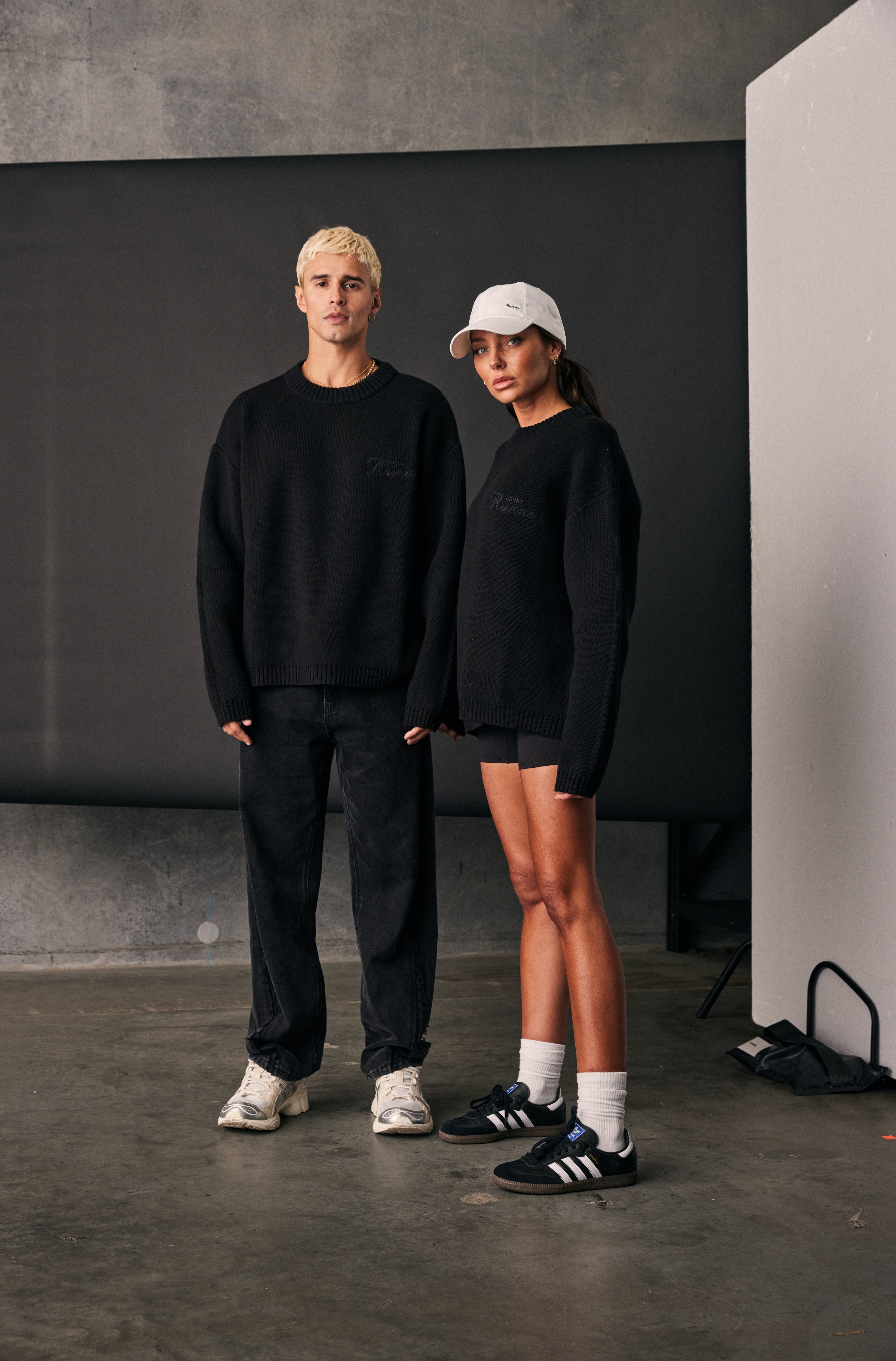Black Staple Knit Sweater