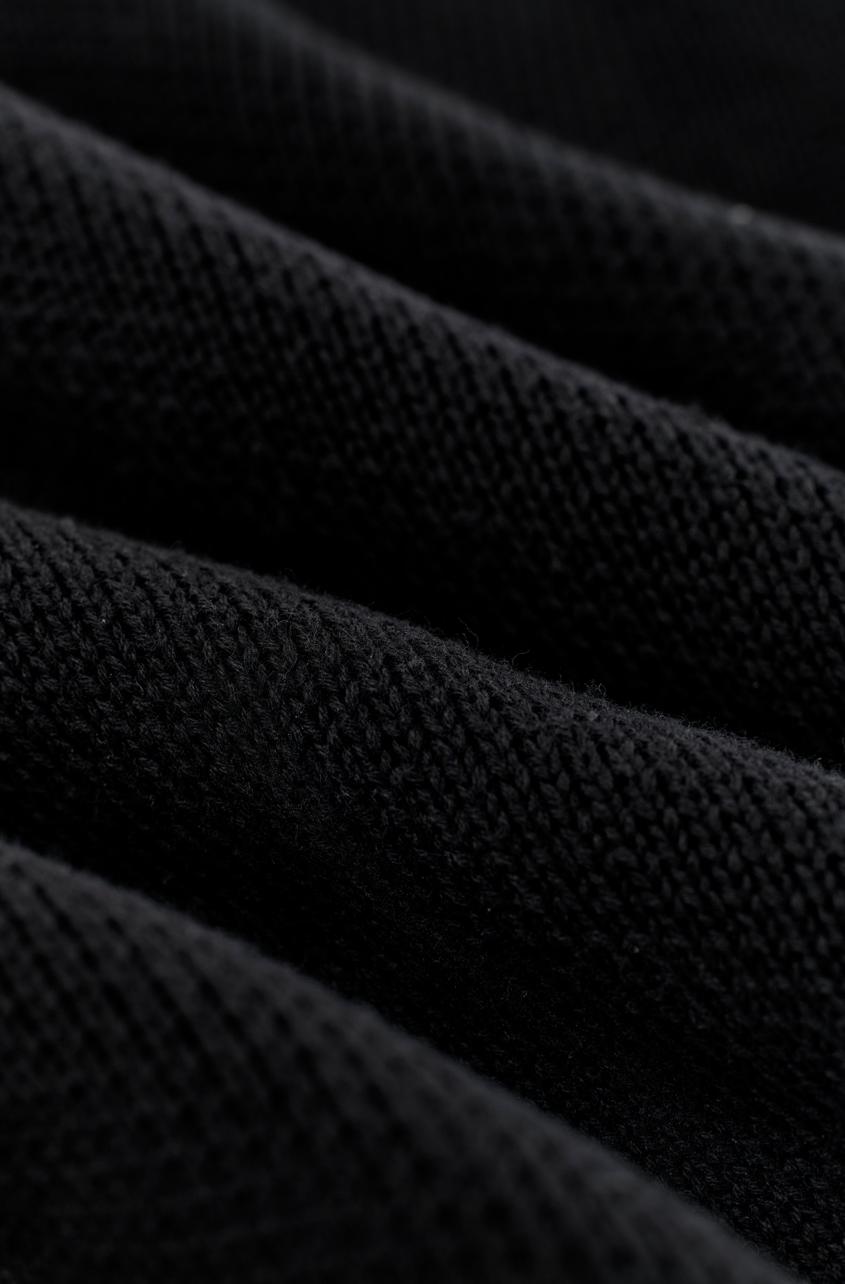 Black Staple Knit Sweater