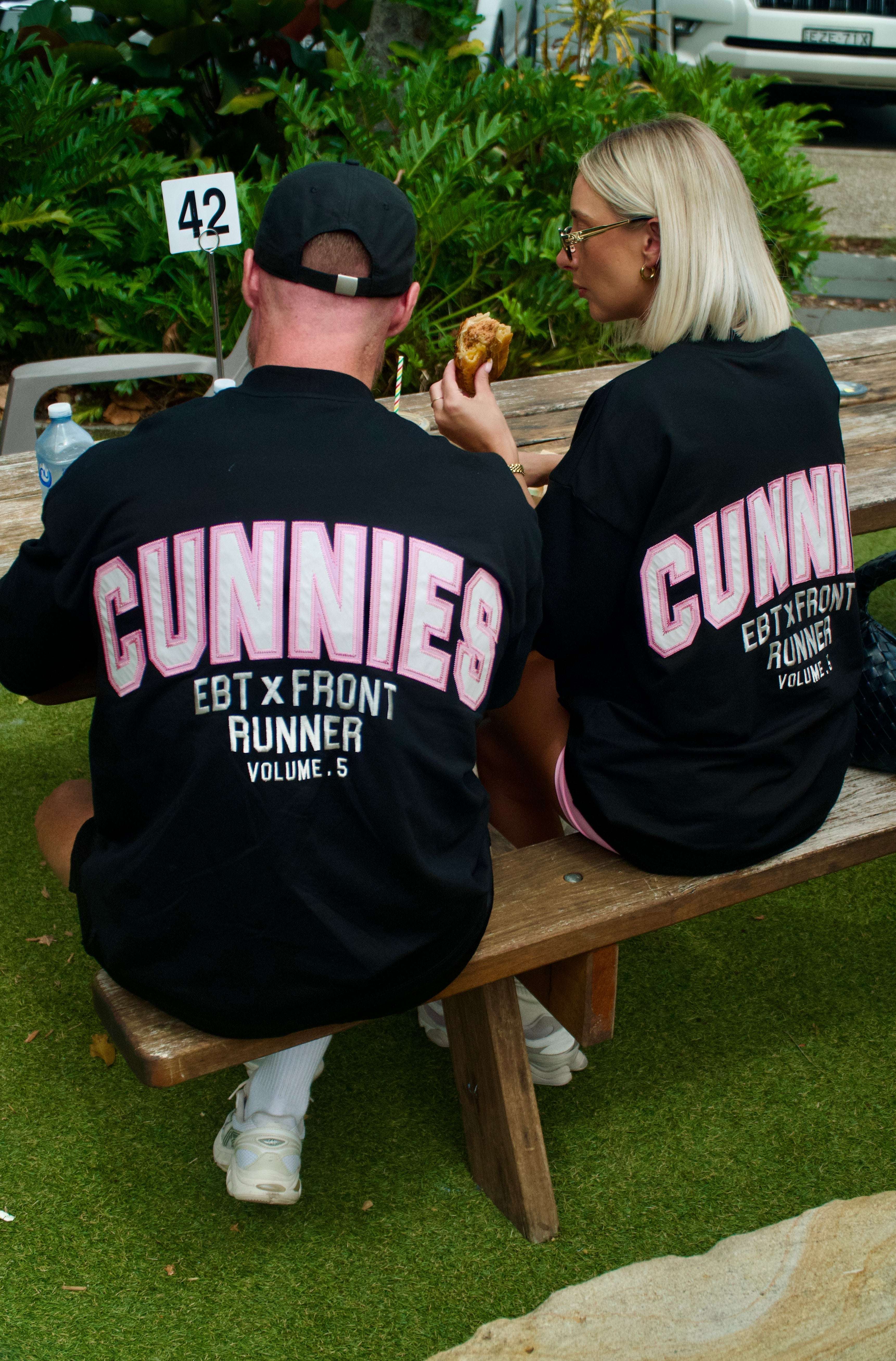 Black Sakura V5 Cunnies Tee