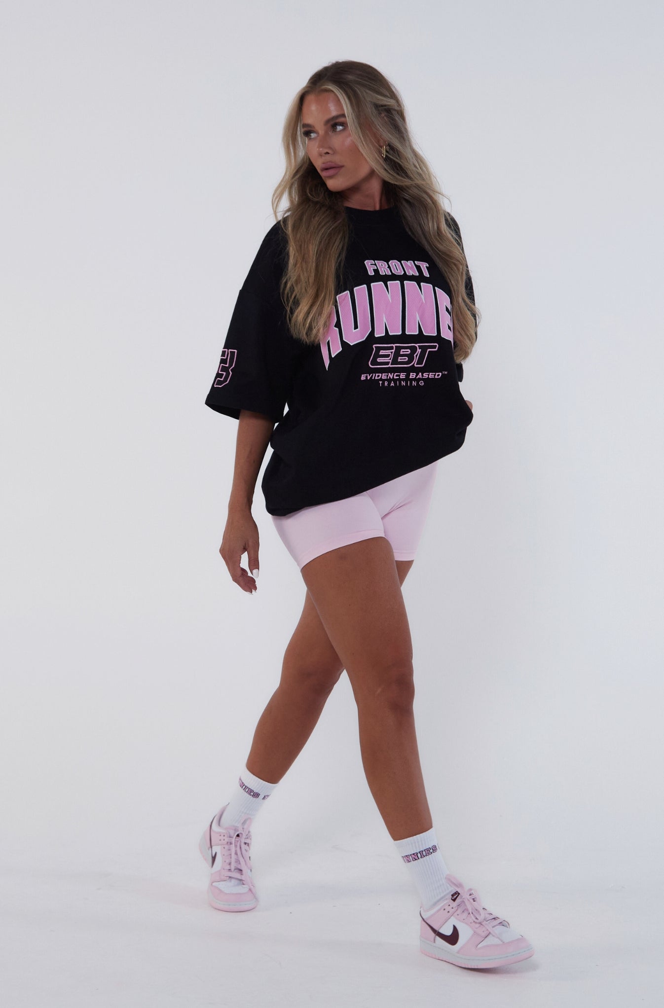 FR x EBT Graphic Tee - Black & Pink Style