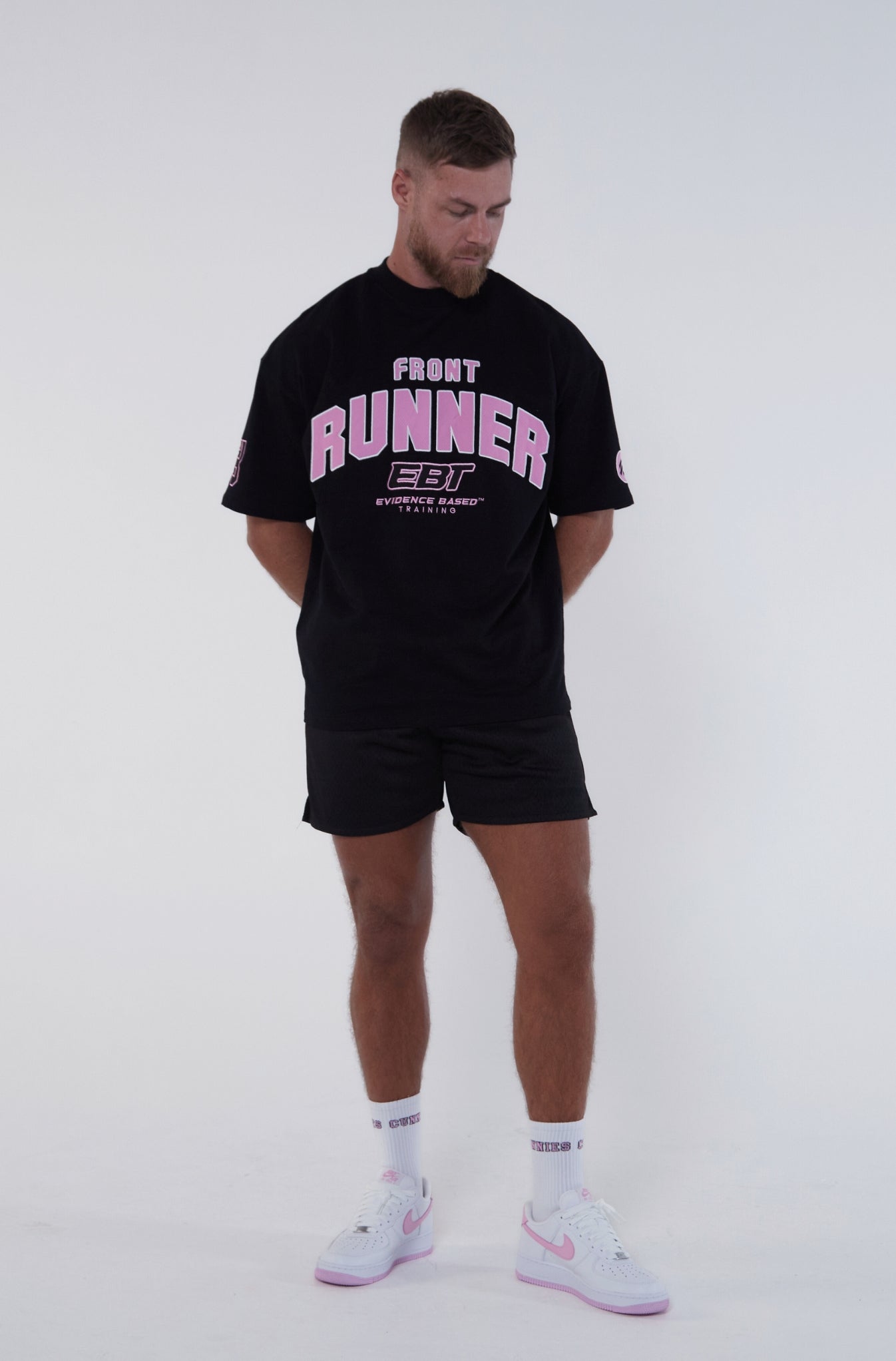 FR x EBT Graphic Tee - Black & Pink Style