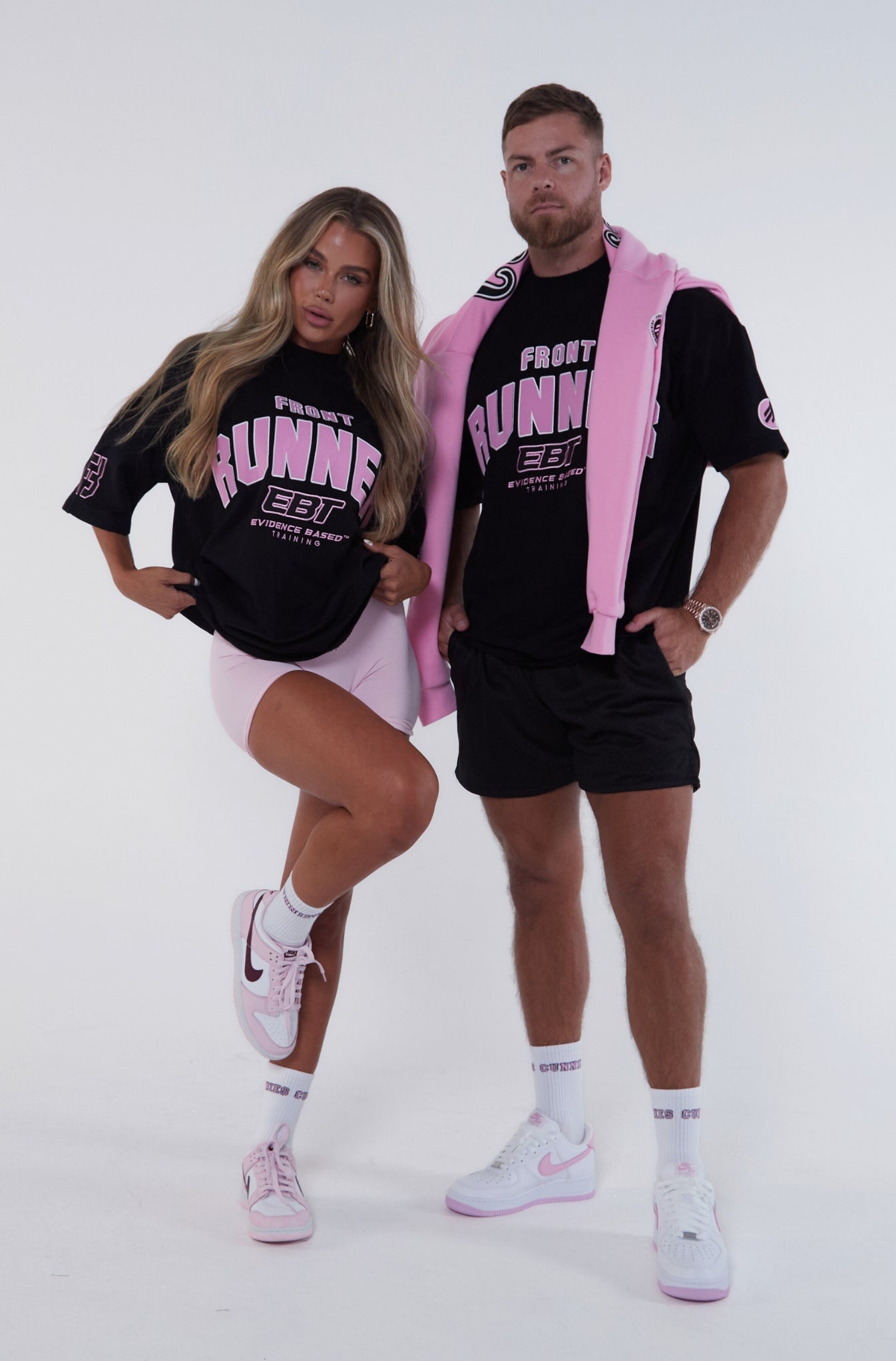 FR x EBT Graphic Tee - Black & Pink Style