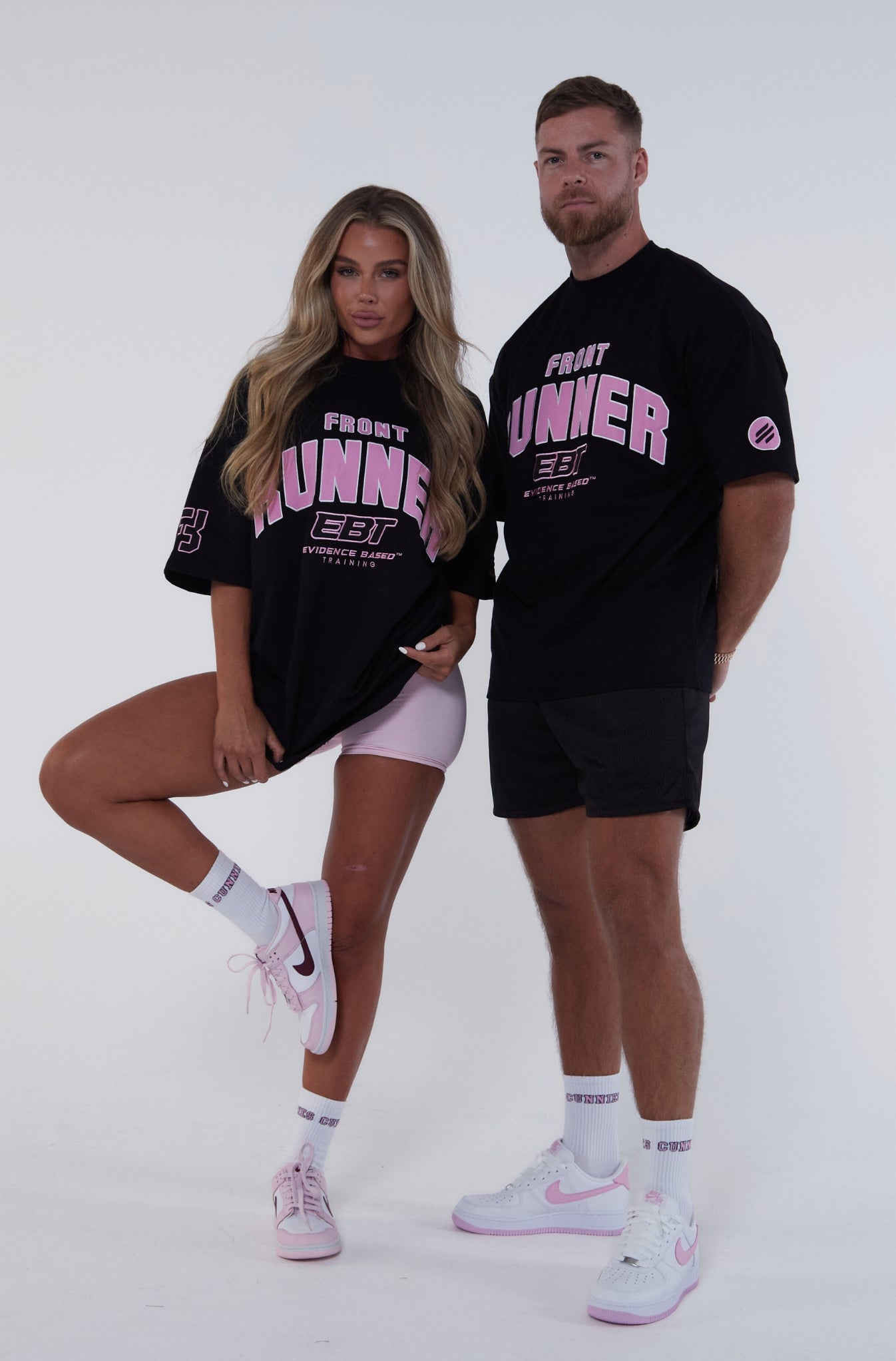 FR x EBT Graphic Tee - Black & Pink Style