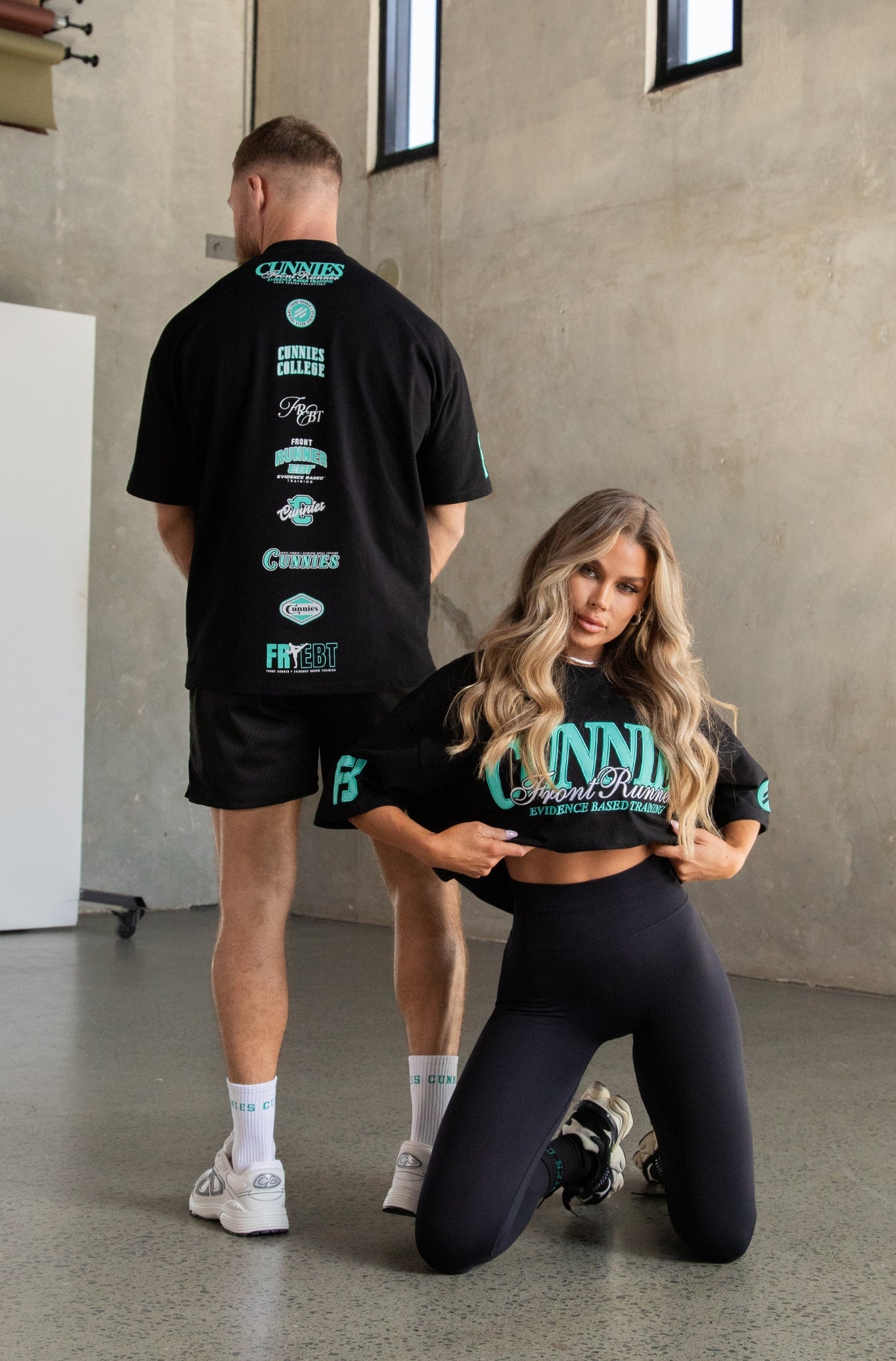 Black & Tiffany Cunnies Logo Tee