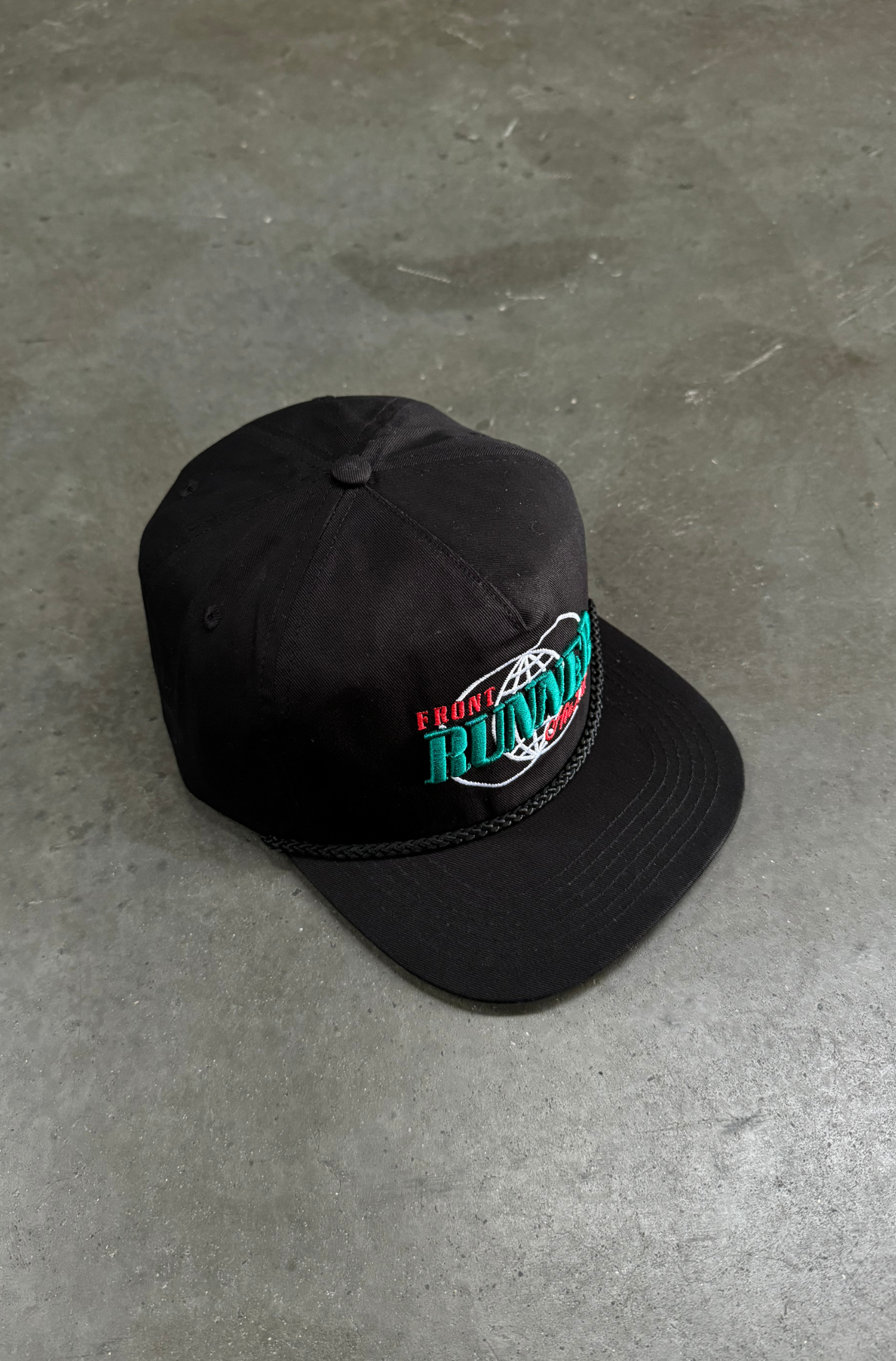 Black Global Airlines Cap for Travel