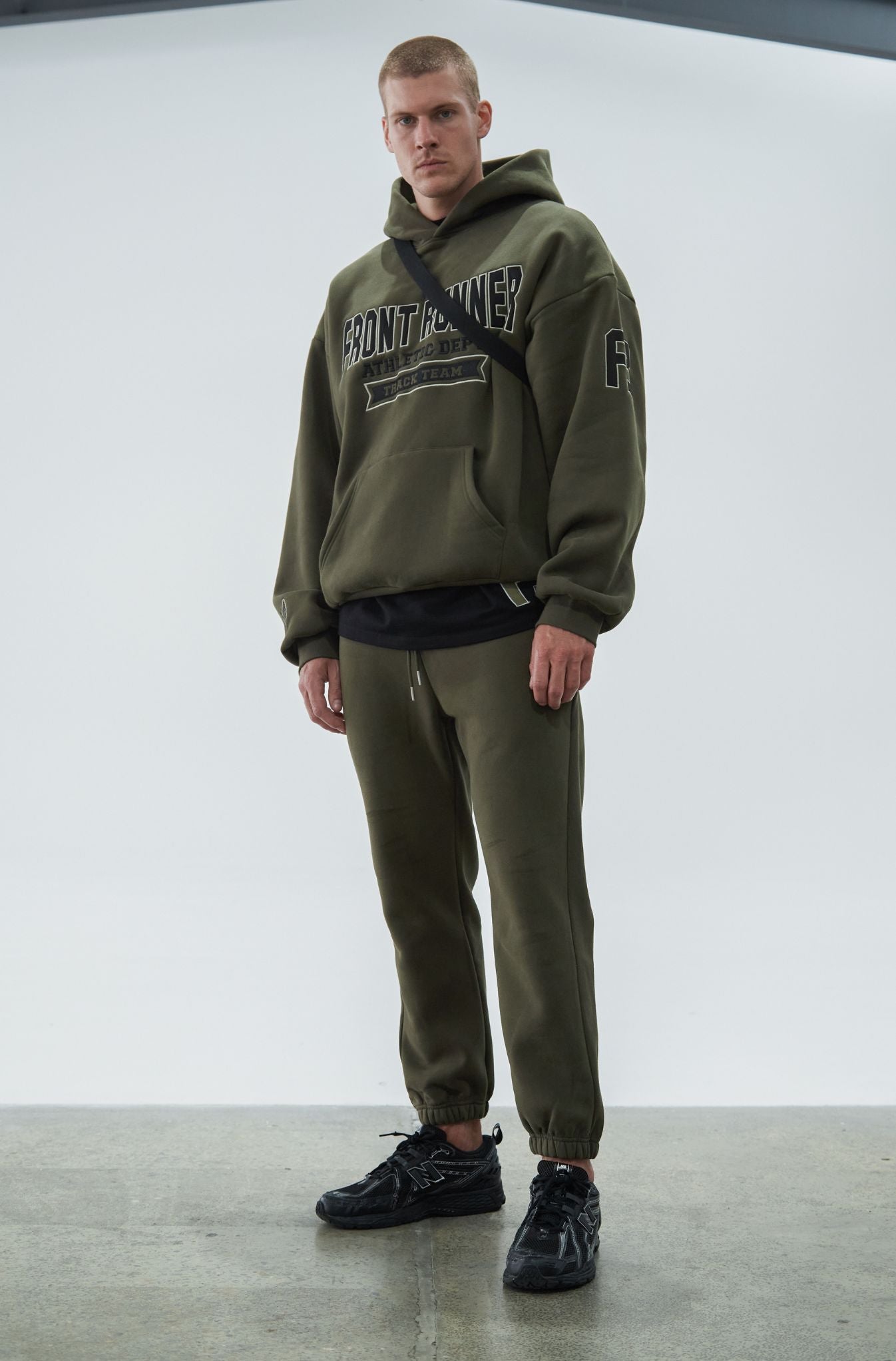 Military Style Athletic Hoodie for Men