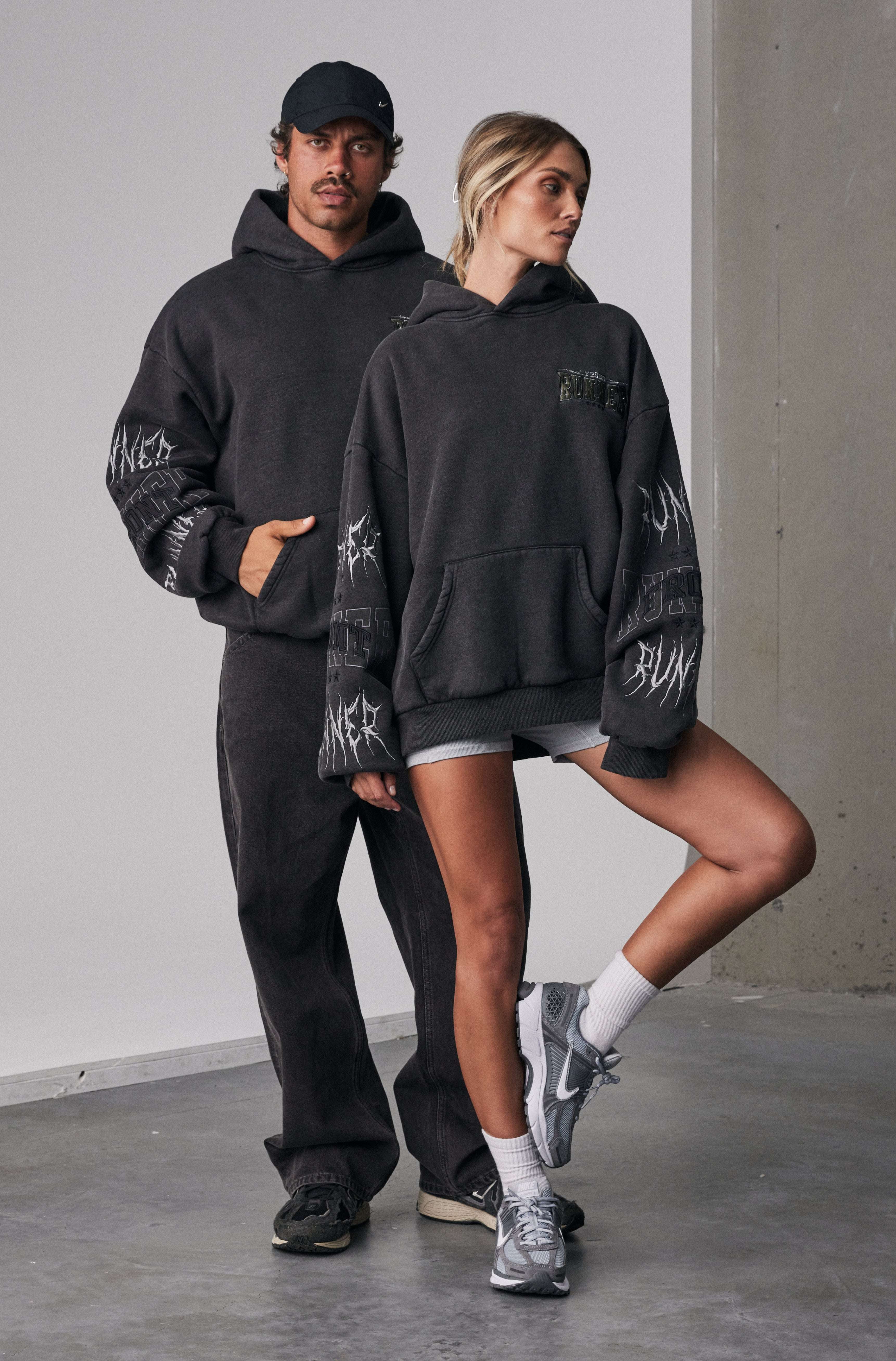 Concrete Runner Tribe Hoodie for Active Lifestyles