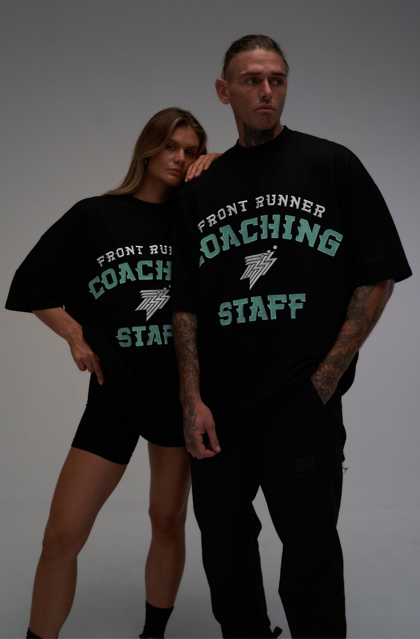 Black Coaching Staff T-Shirt for Teams