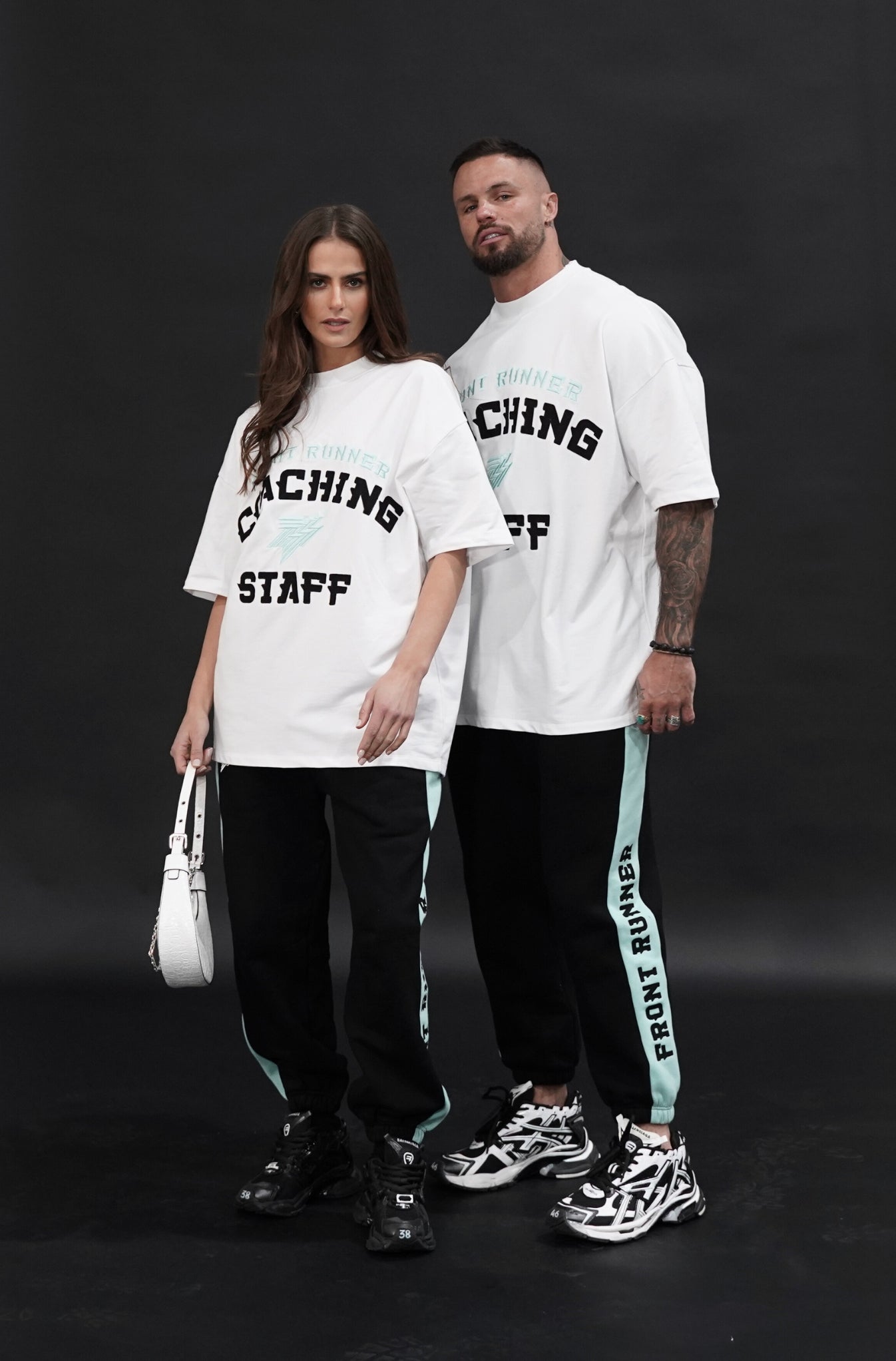 White Coaching Staff T-Shirt for Teams