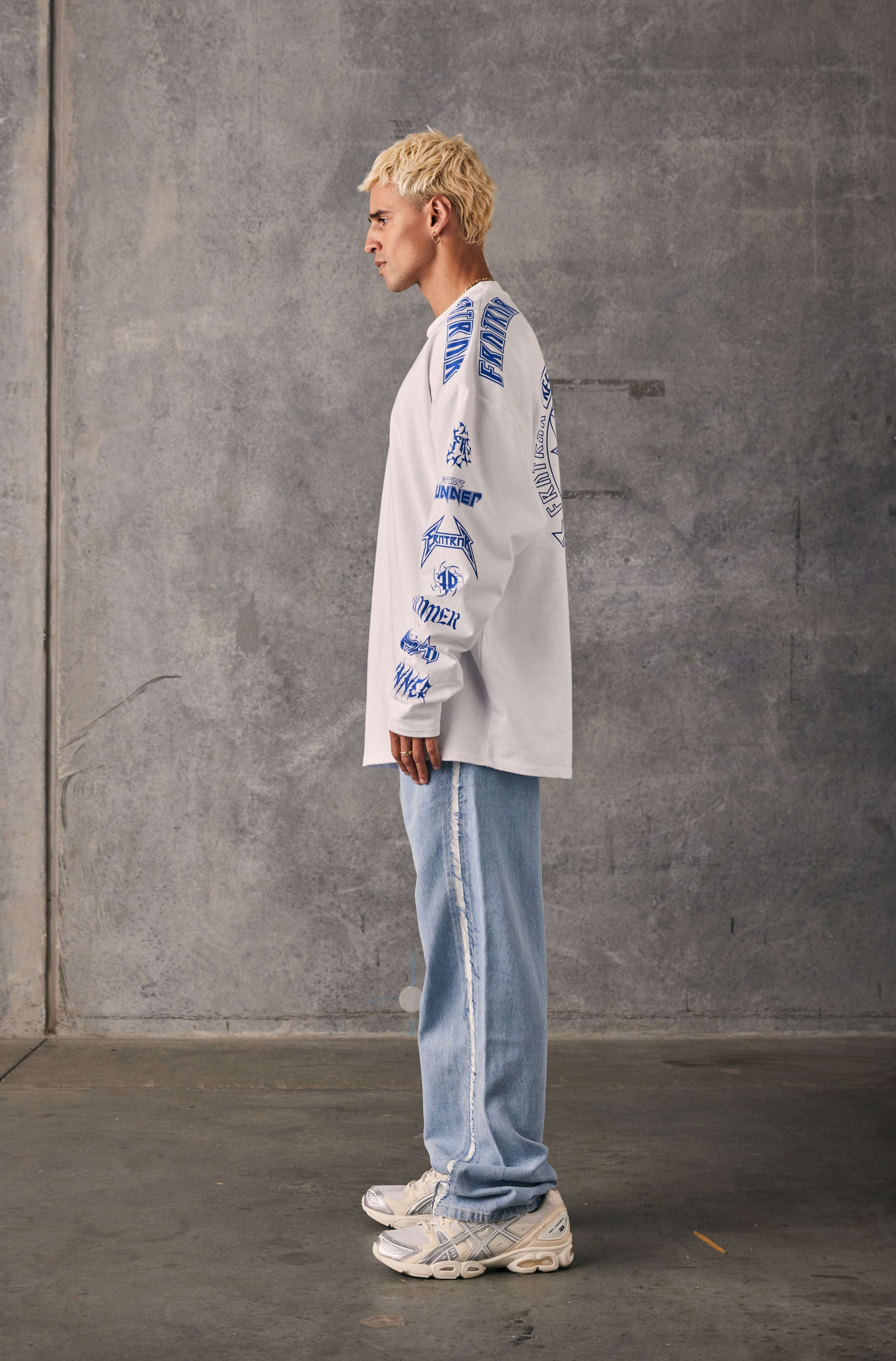 White Long Sleeve Shirt by H.O.D