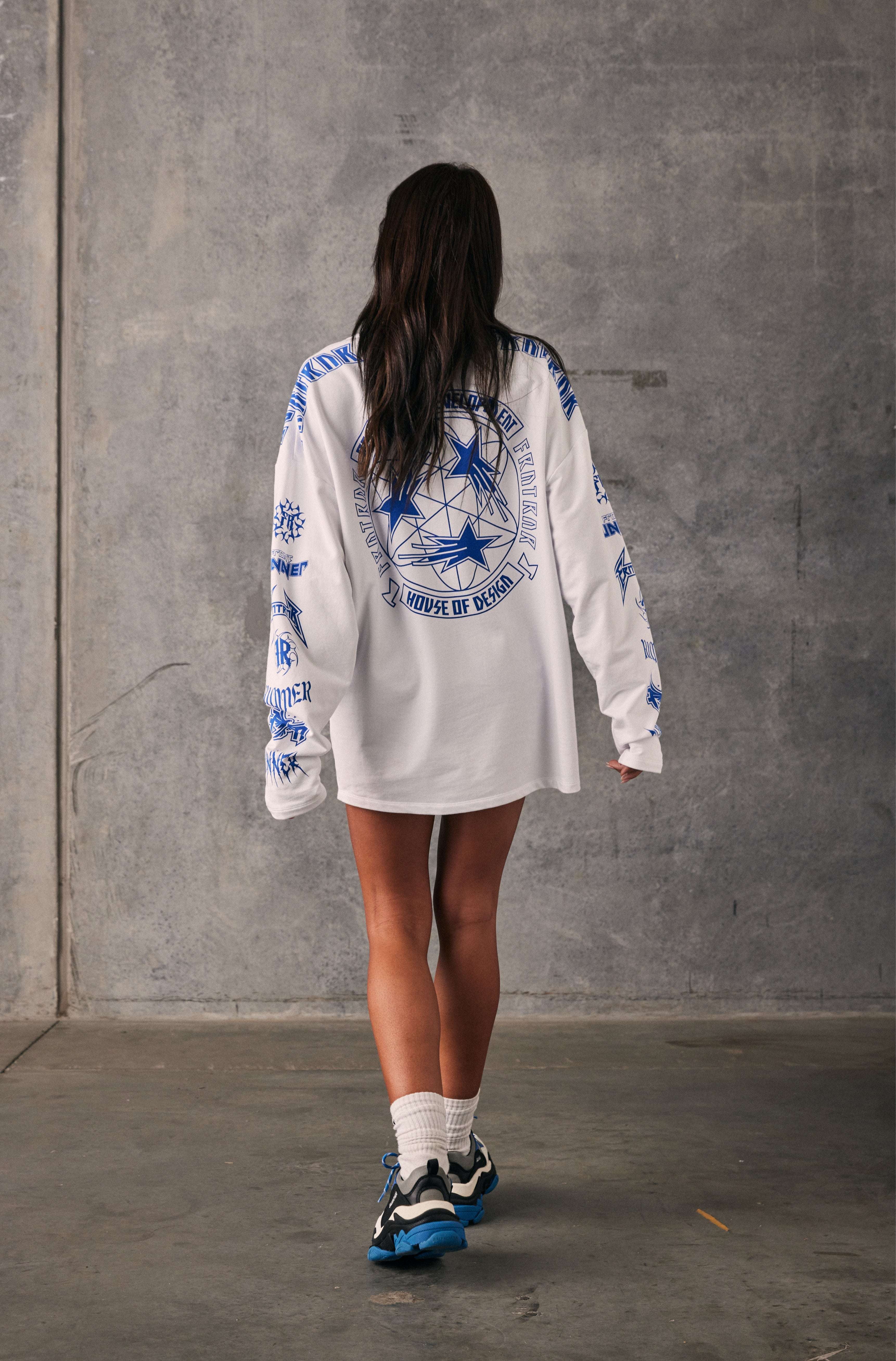 White Long Sleeve Shirt by H.O.D