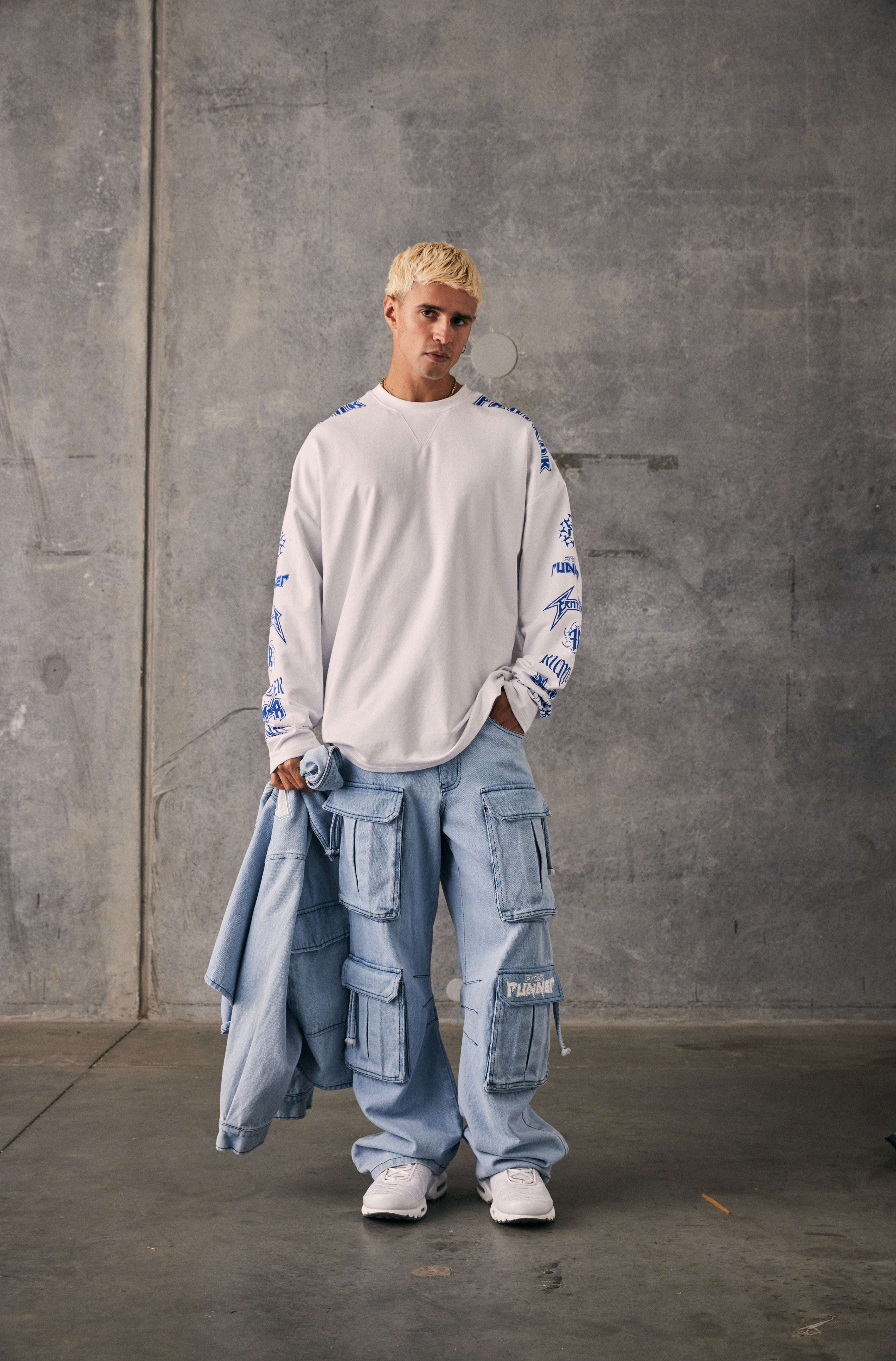 White Long Sleeve Shirt by H.O.D