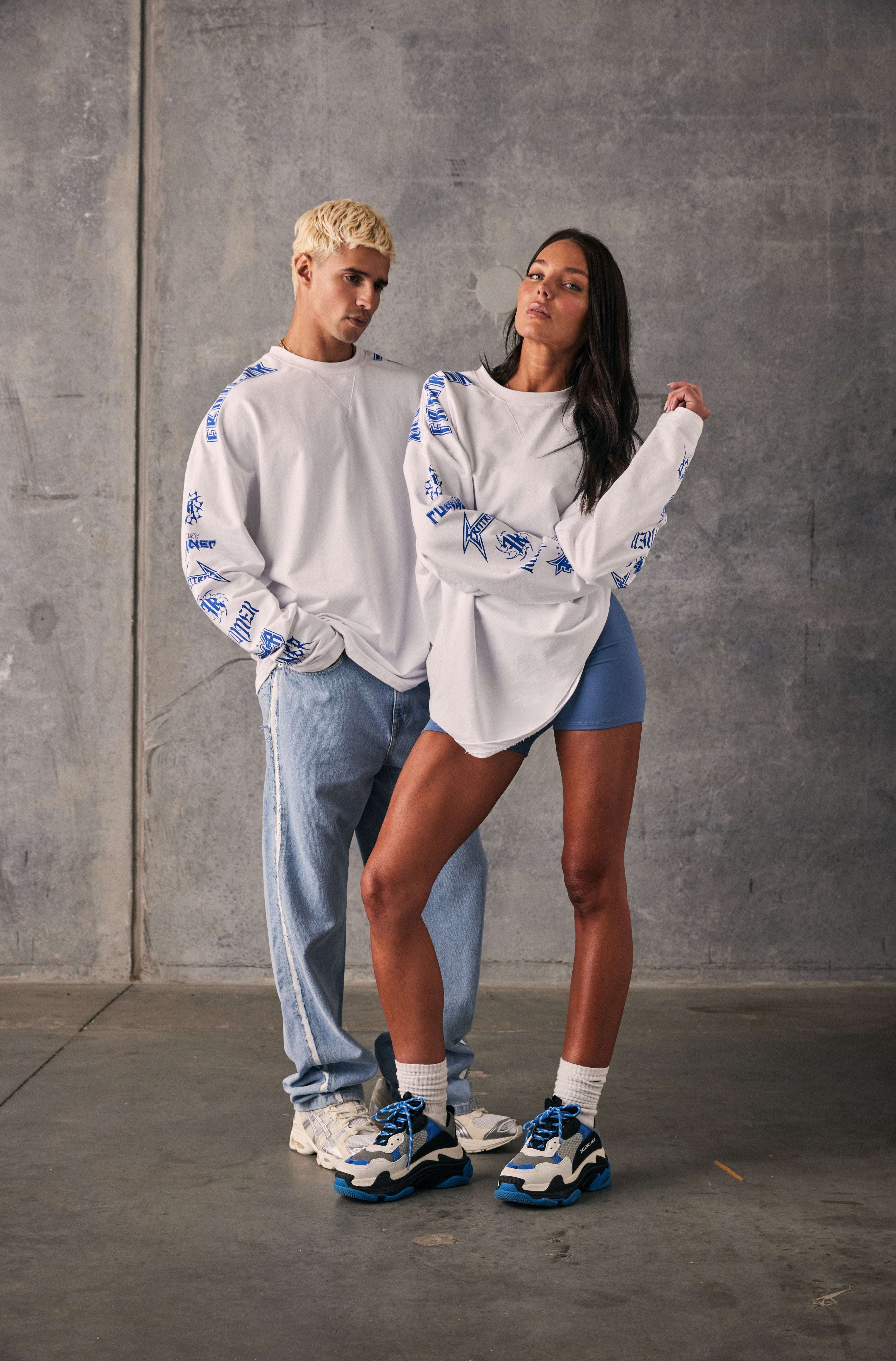 White Long Sleeve Shirt by H.O.D