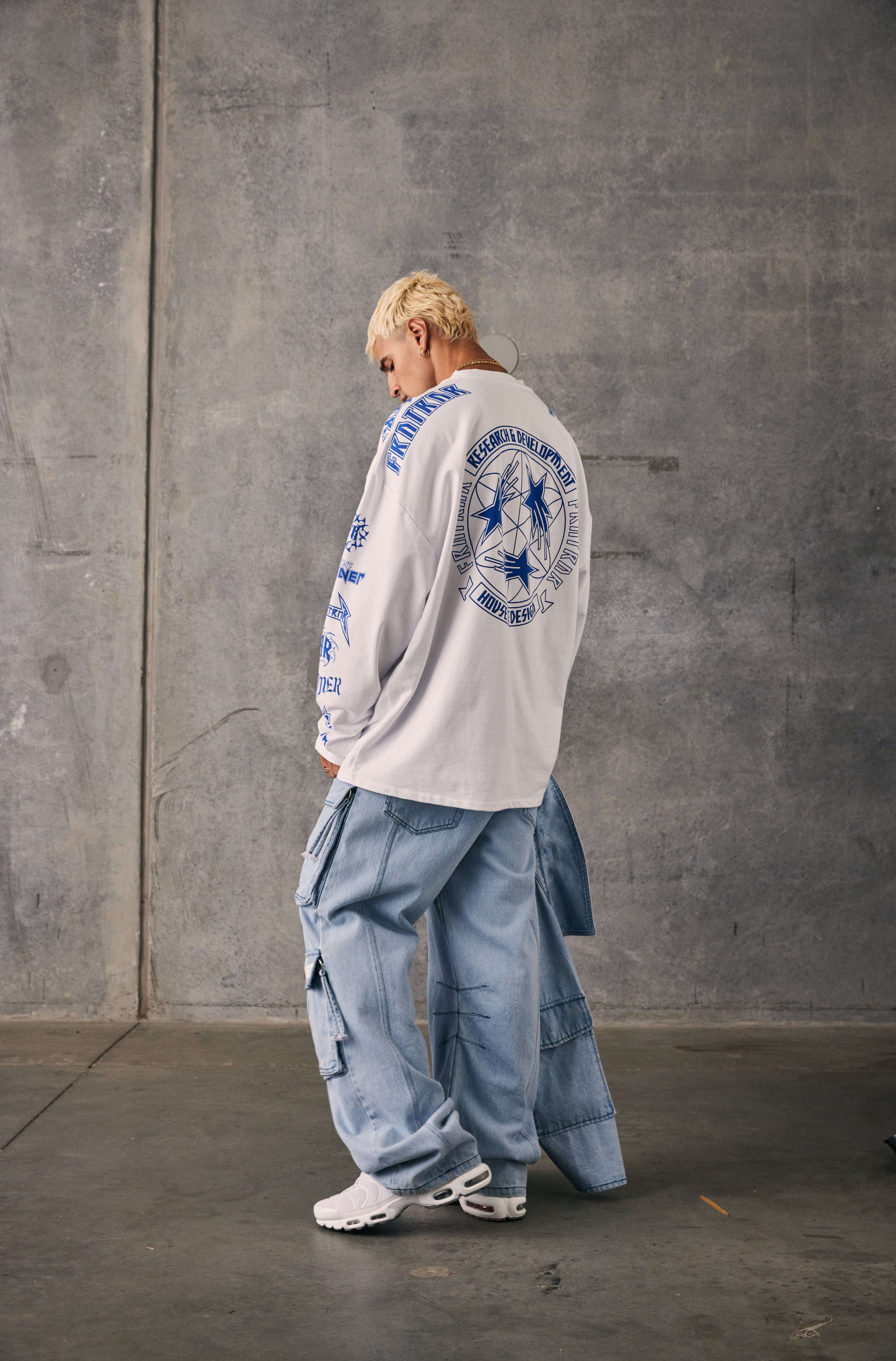 White Long Sleeve Shirt by H.O.D