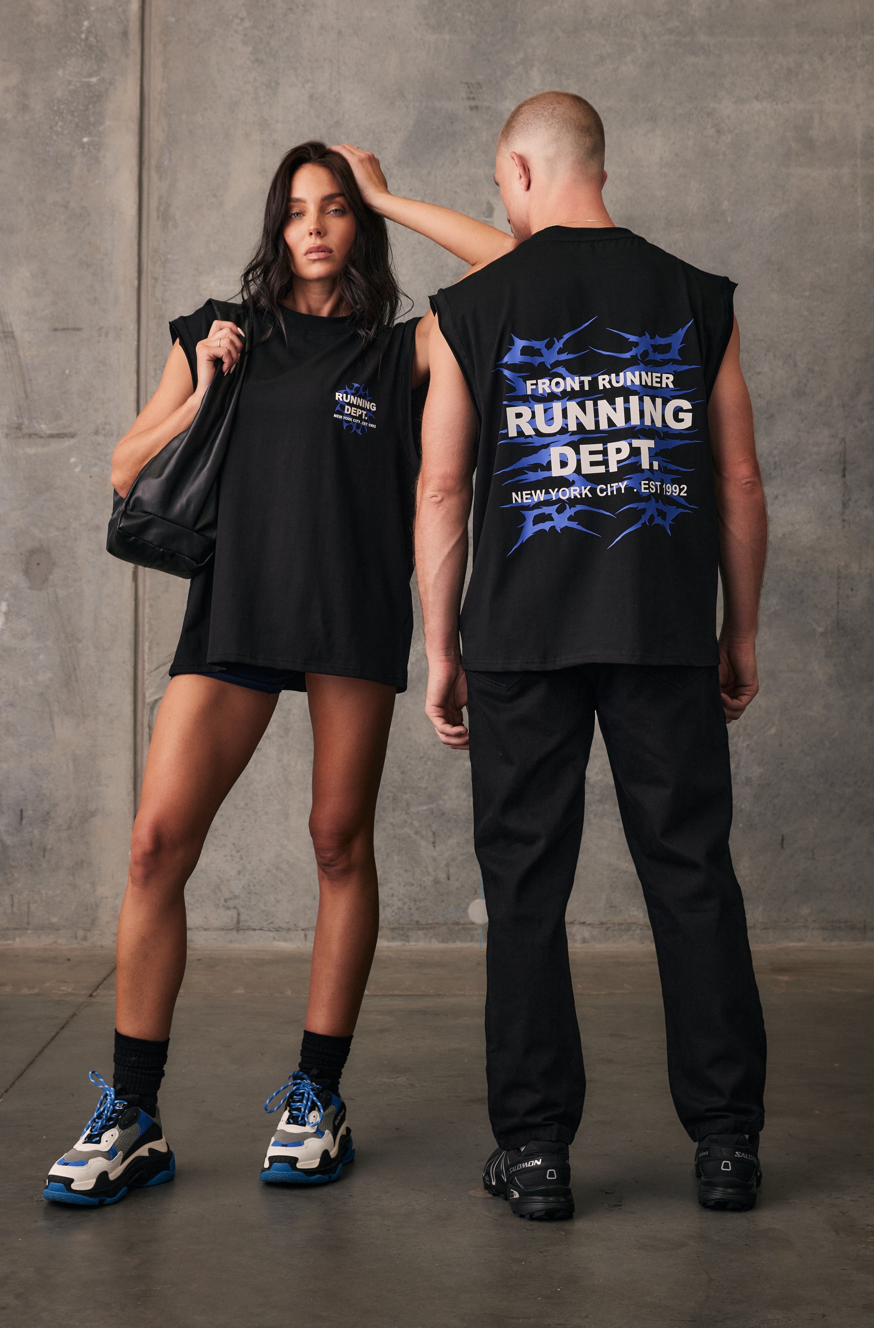 Black Cobalt Tribal Tank Top
