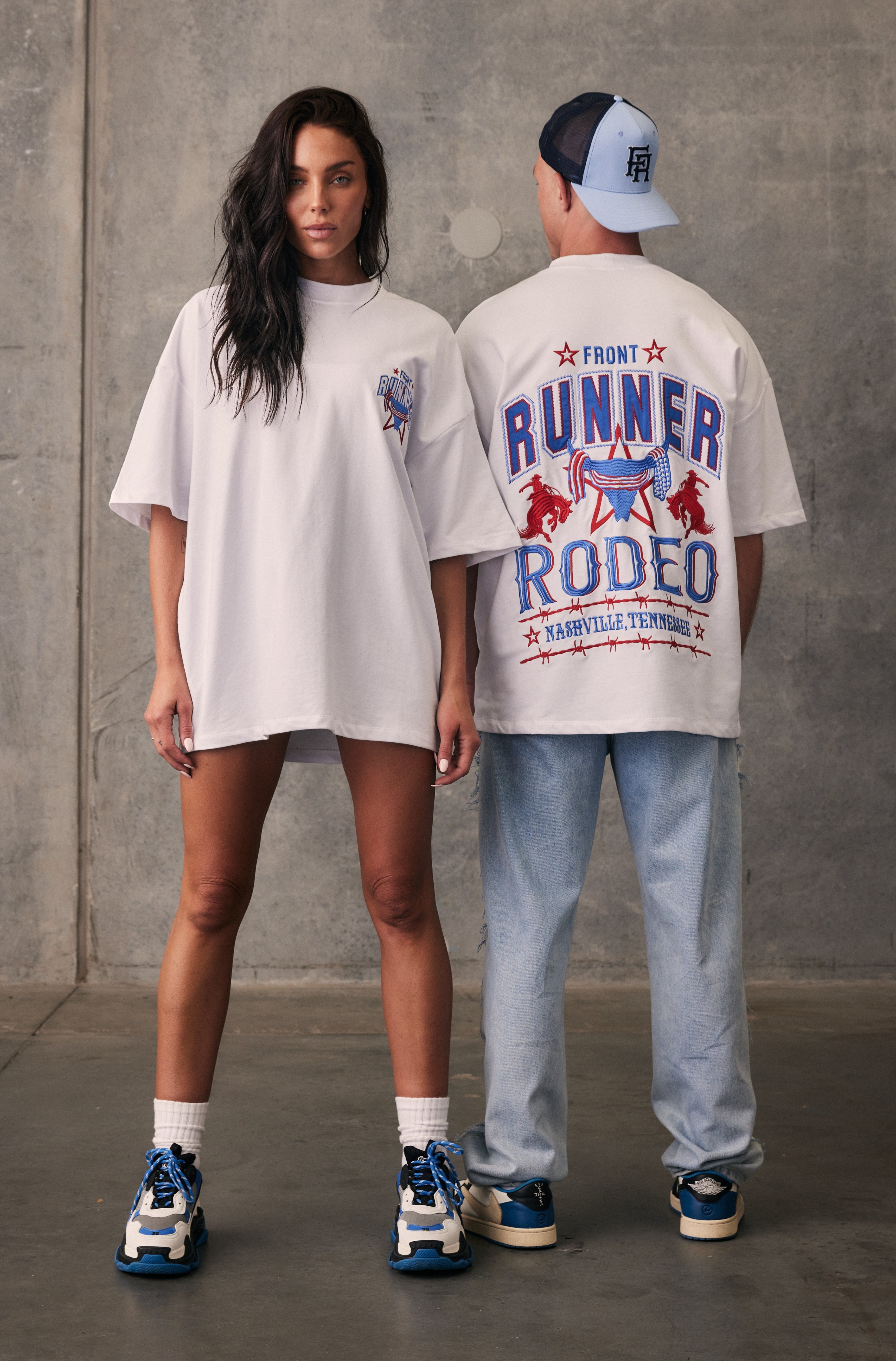 White American Runner Tee - Lightweight Performance