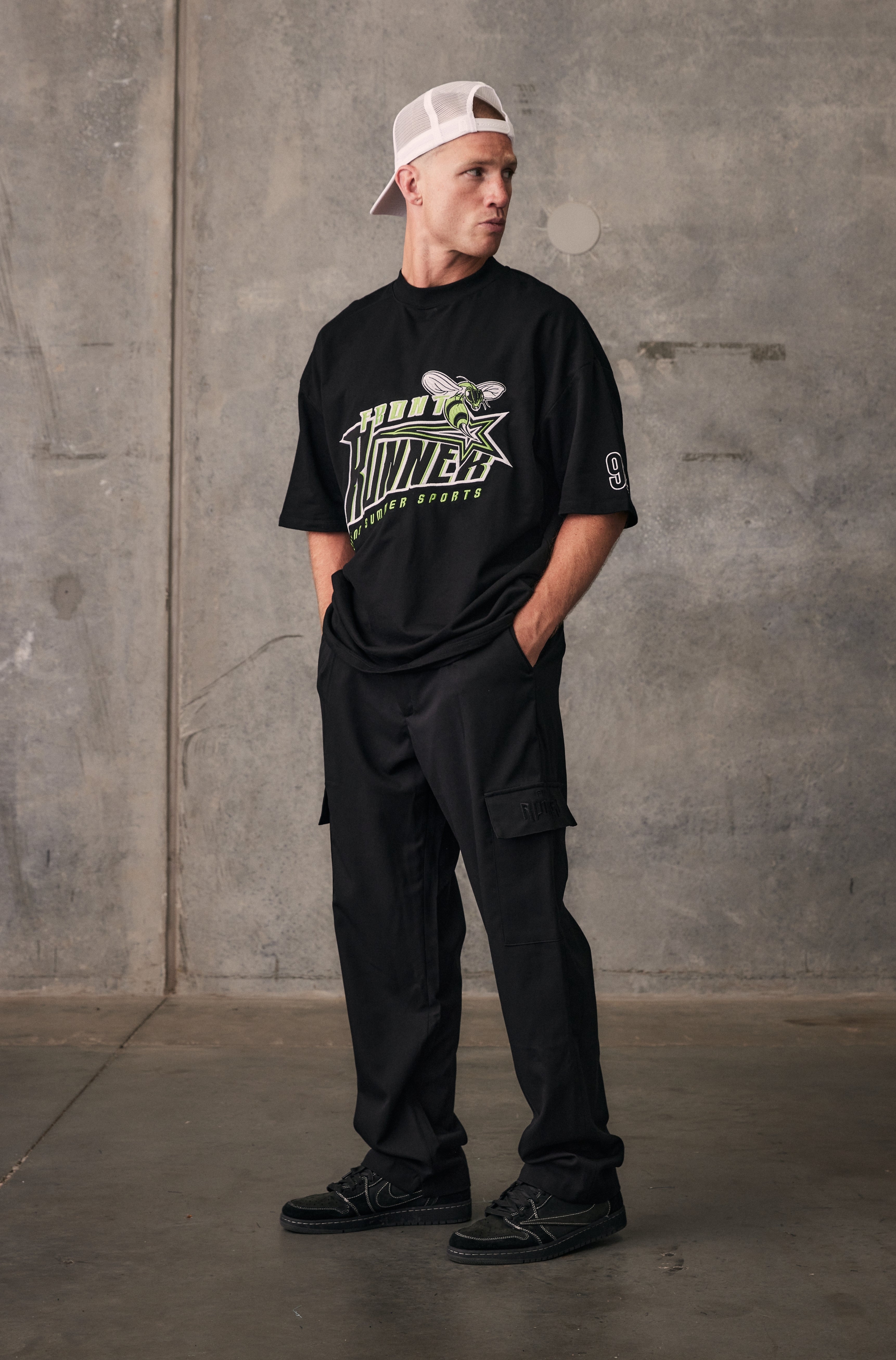 Black Lime Hornet Graphic Tee