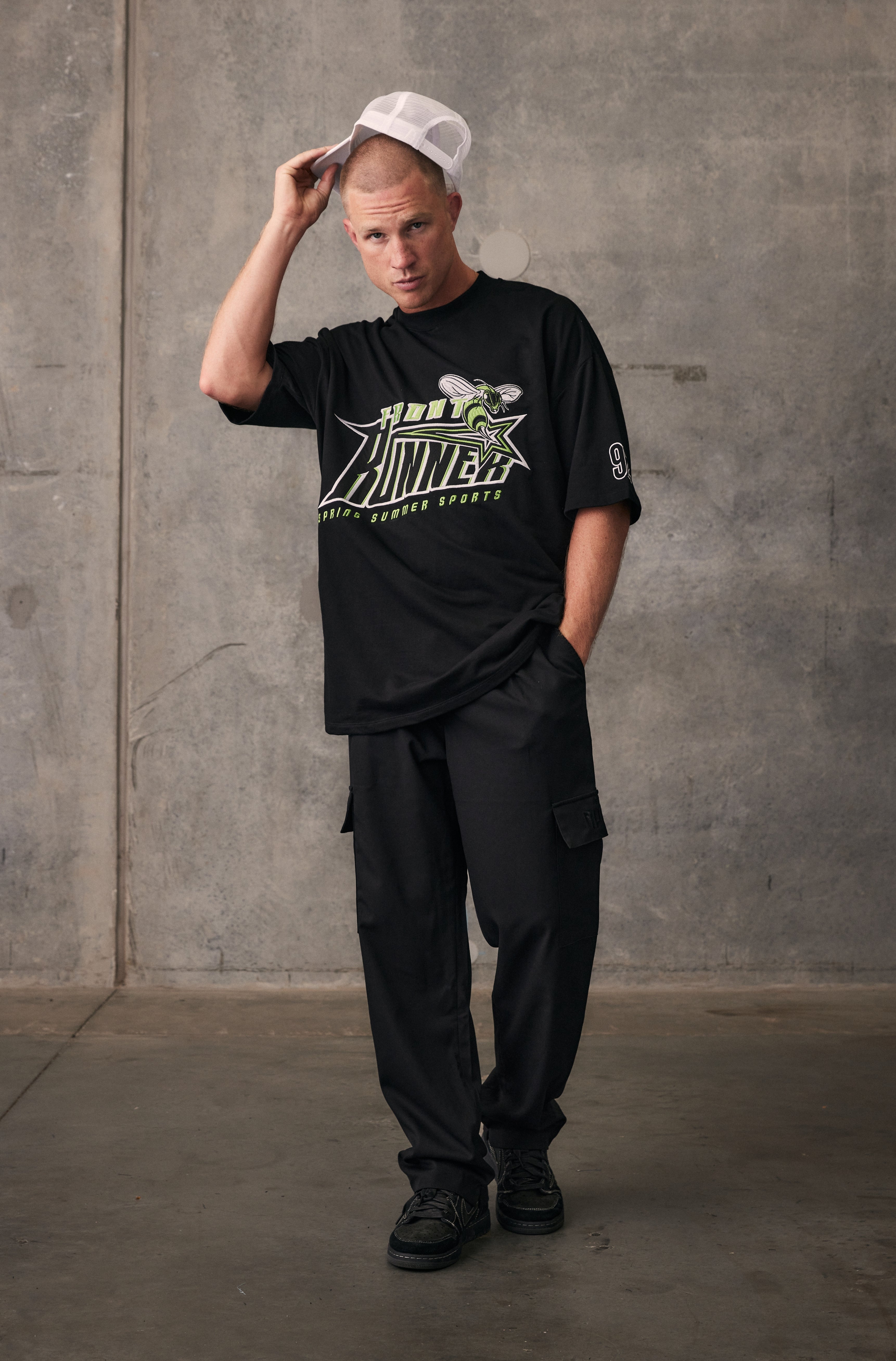 Black Lime Hornet Graphic Tee