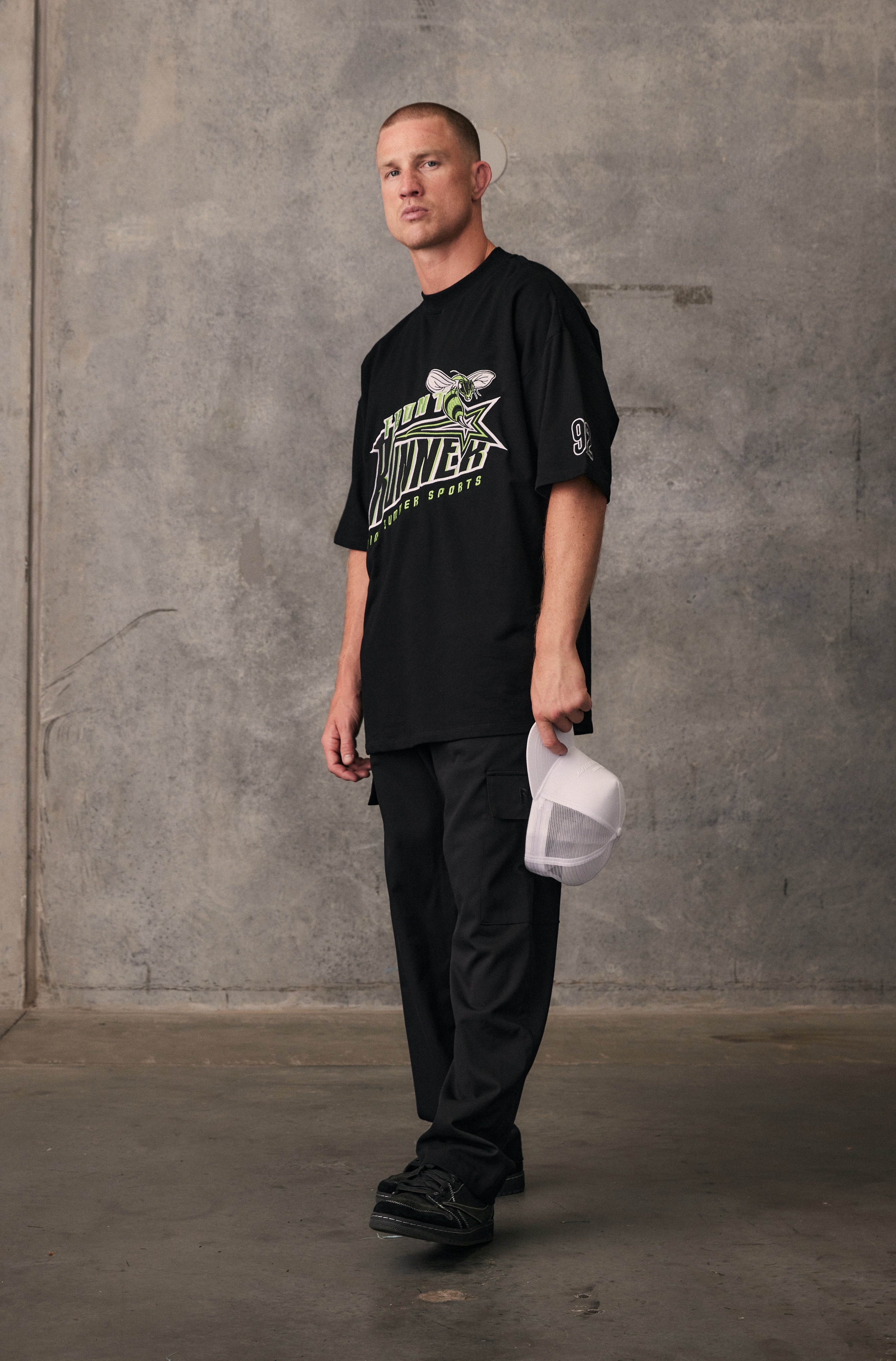 Black Lime Hornet Graphic Tee