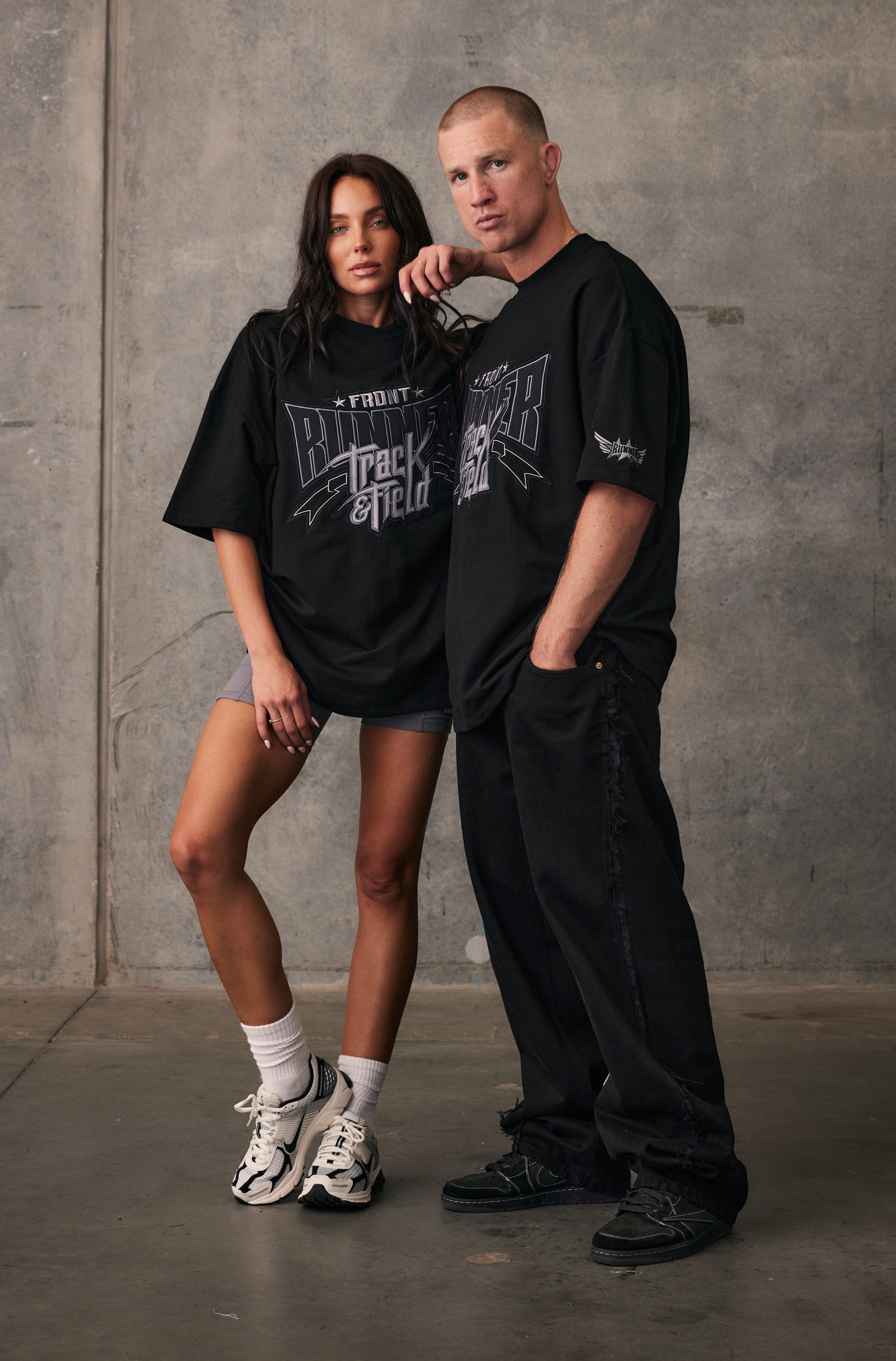 Graphite Running Tee for Track Athletes