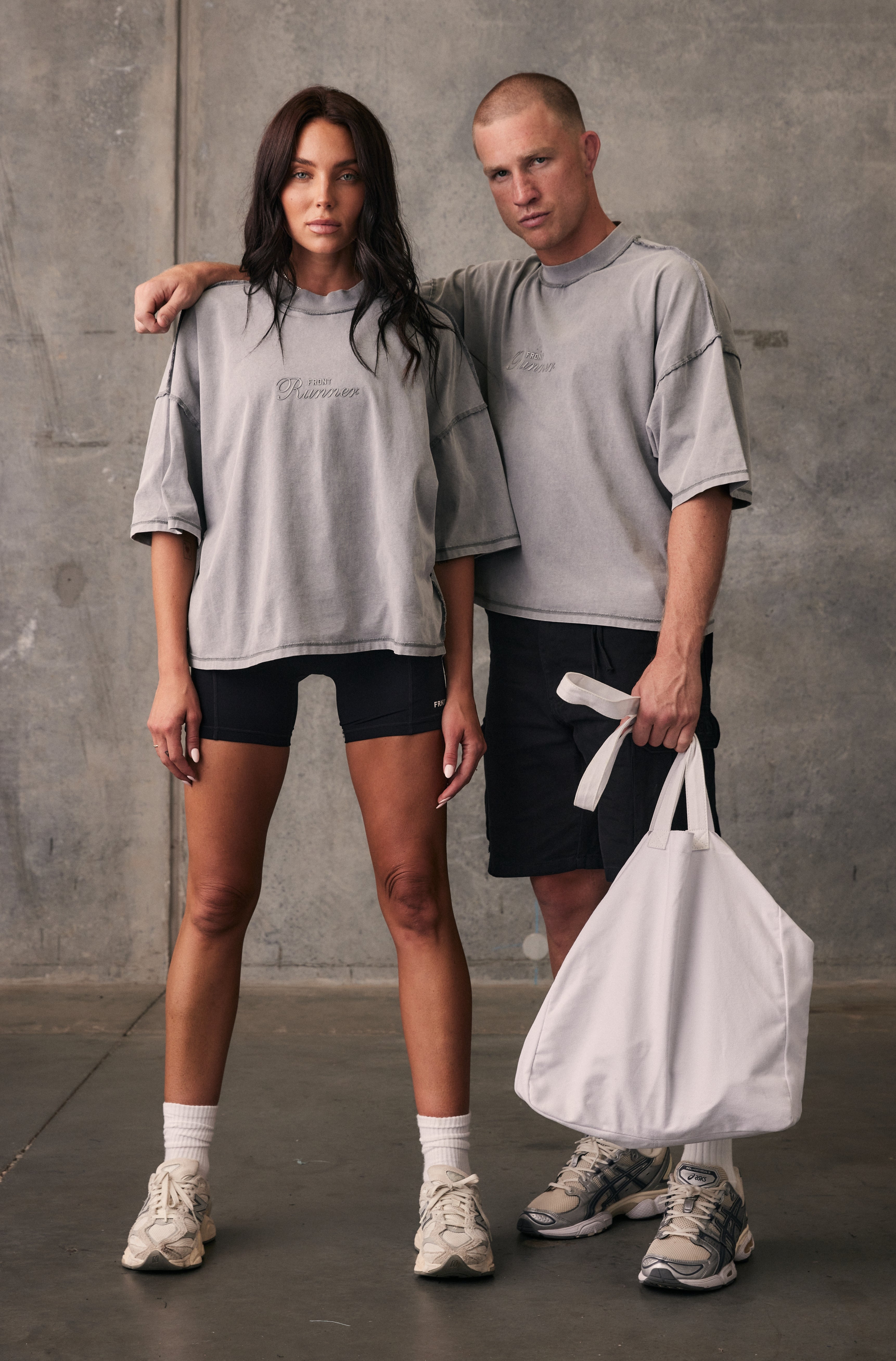 Concrete Boxy Reverse Tee - Oversized Fit