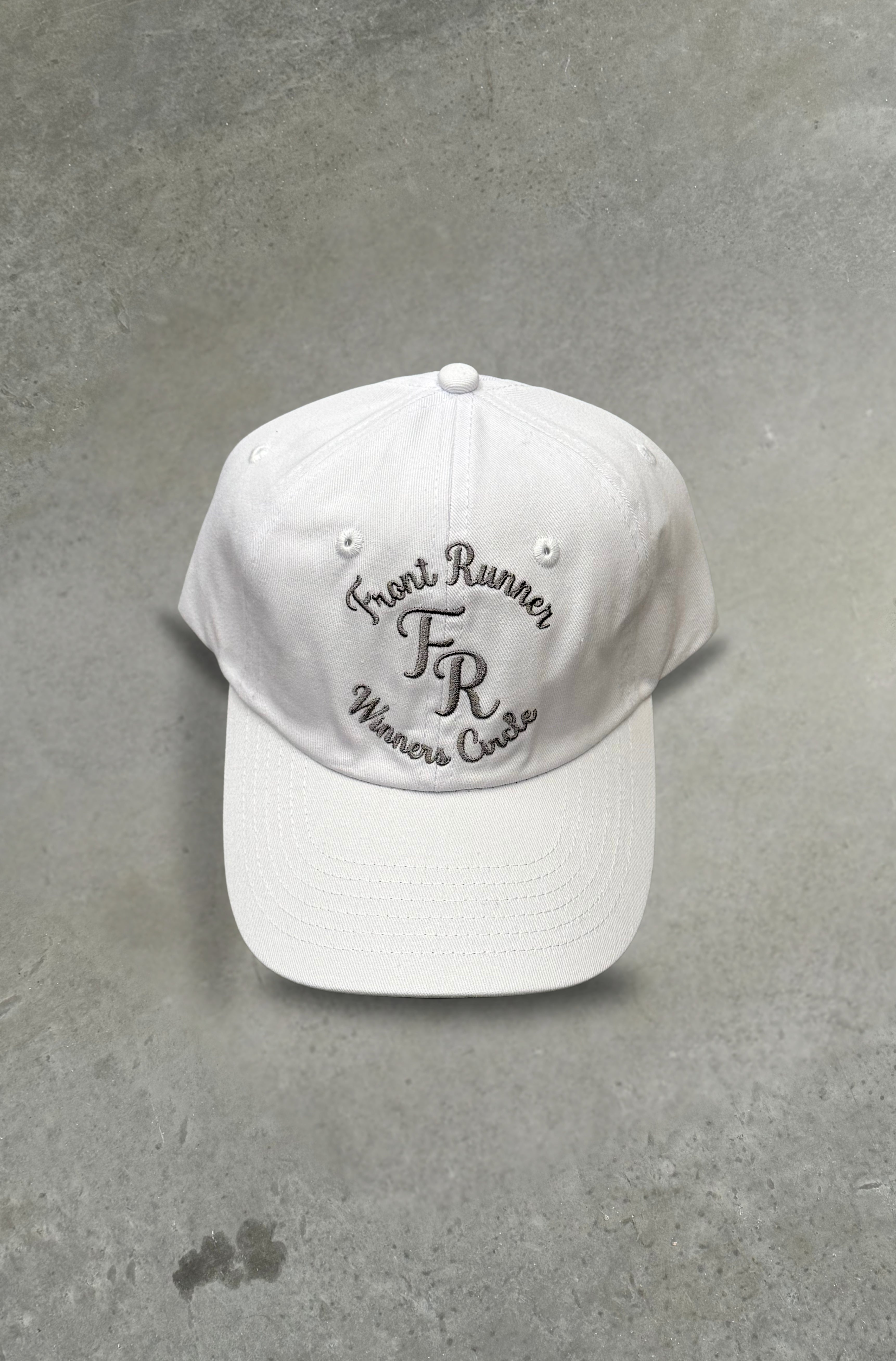 White Winners Circle Baseball Cap