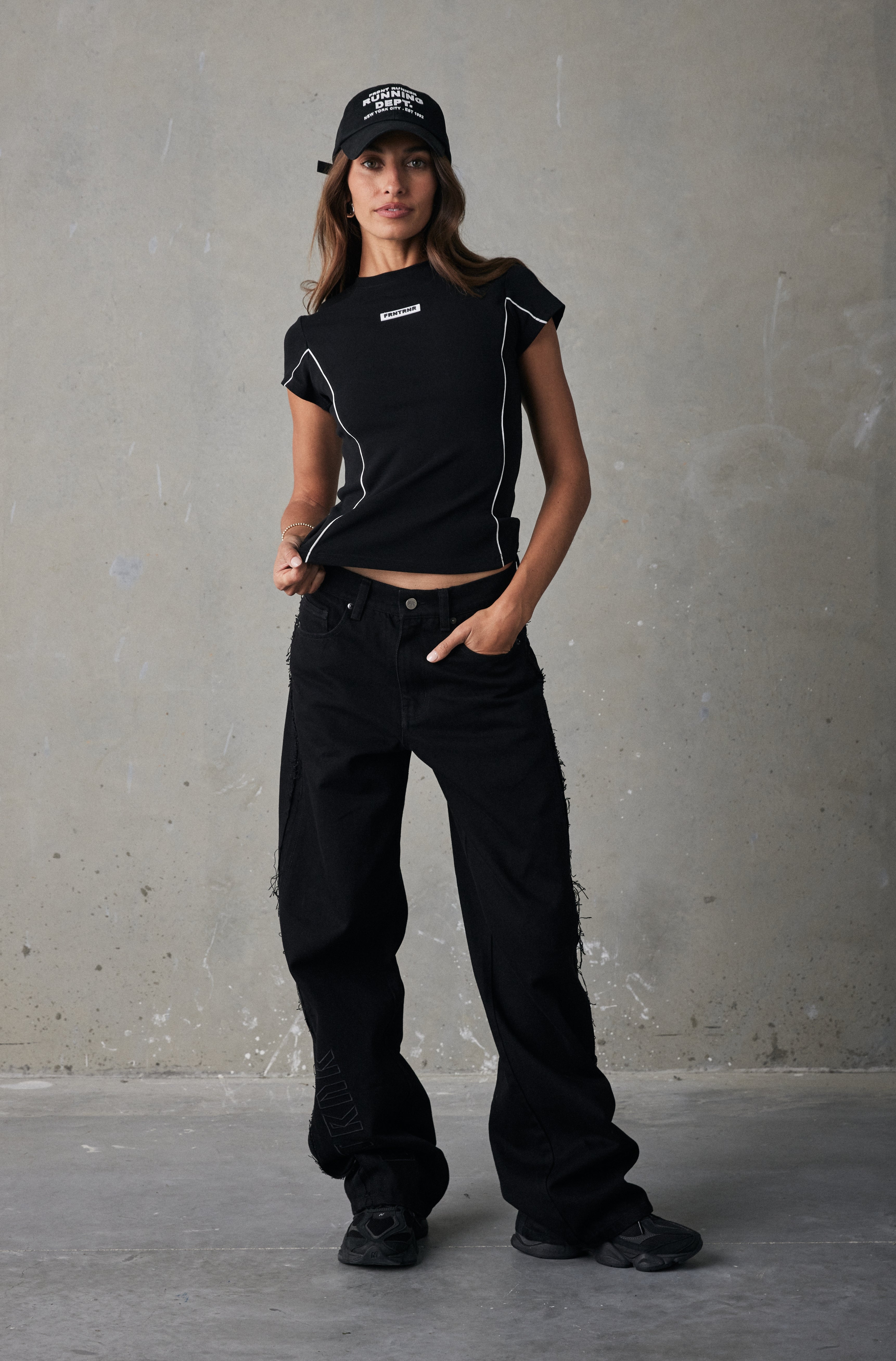 FRNTRNR Nano Tee - Slim Black T-Shirt