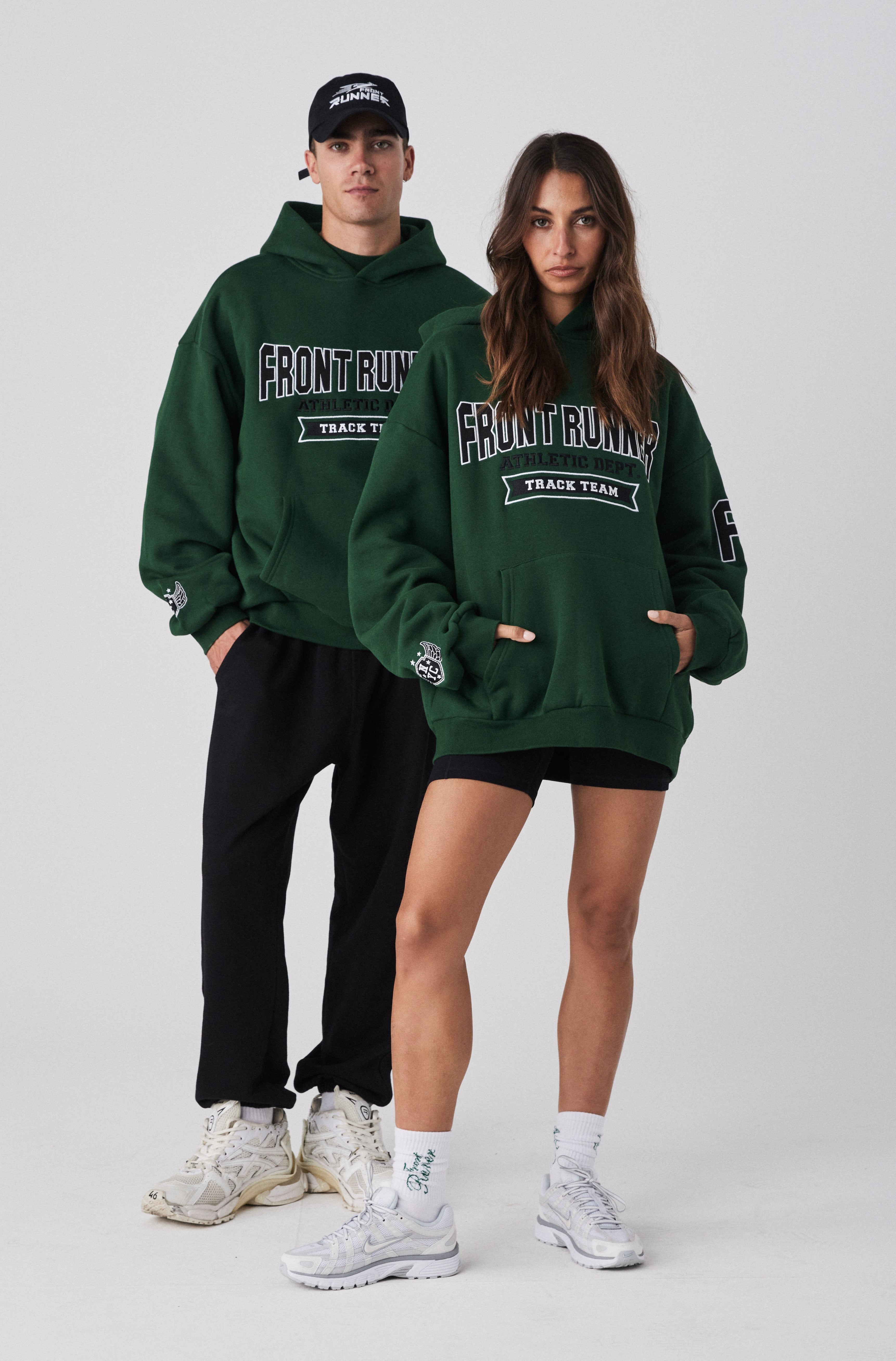 College Green Athletic Hoodie for Team Spirit