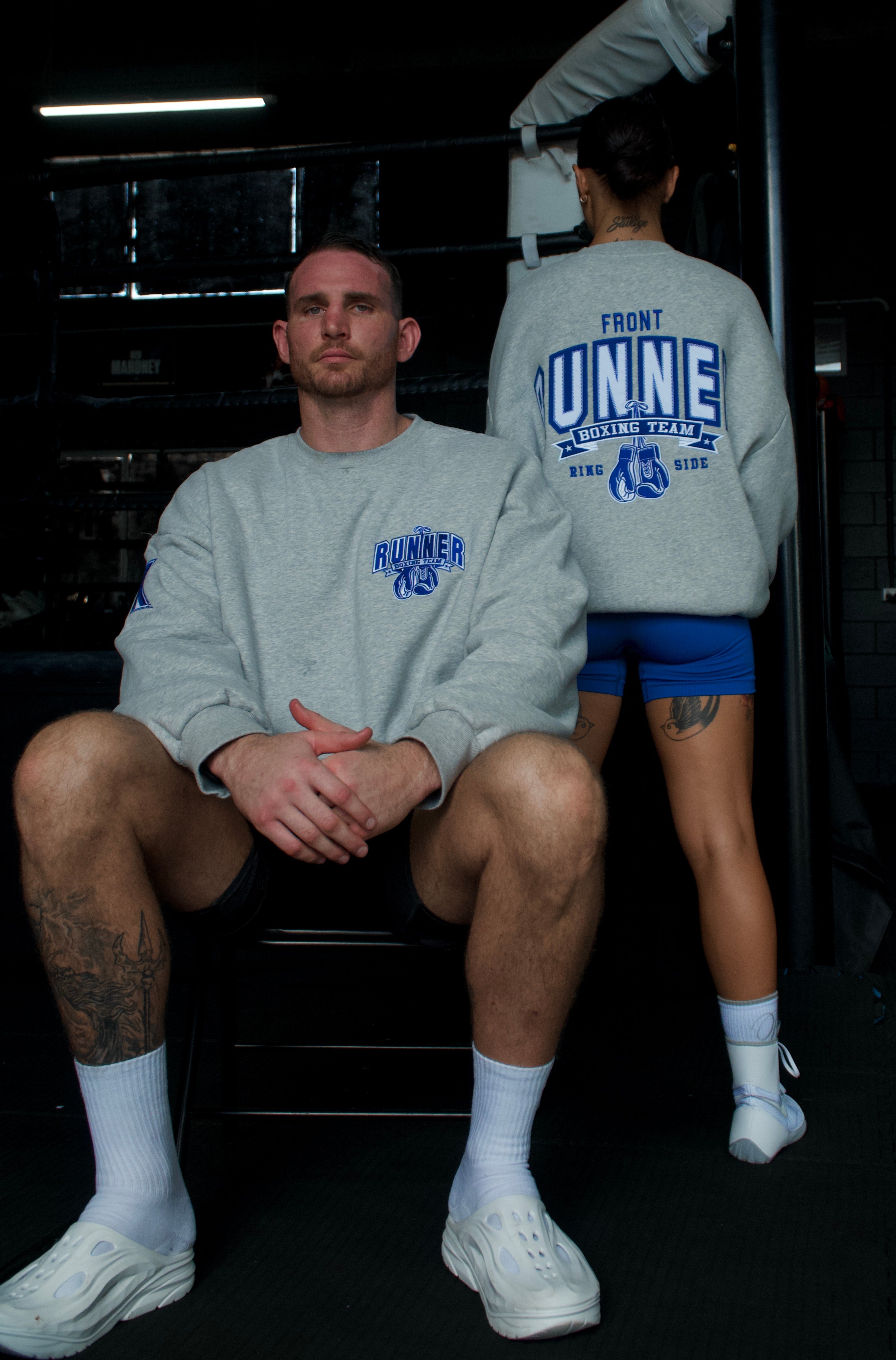 Ringside Grey Marle Crewneck Sweatshirt