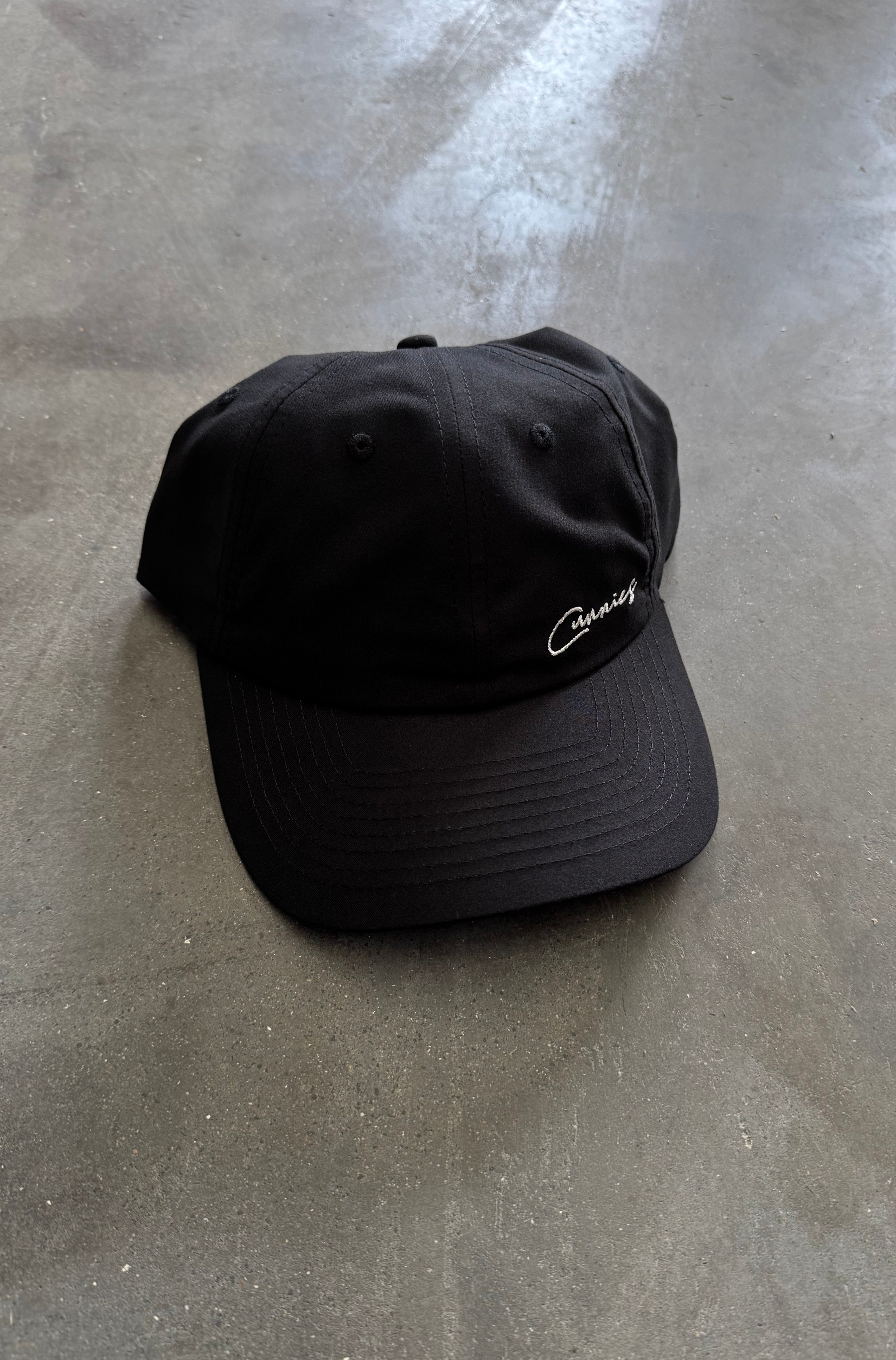 Black Cunnies Script Baseball Cap