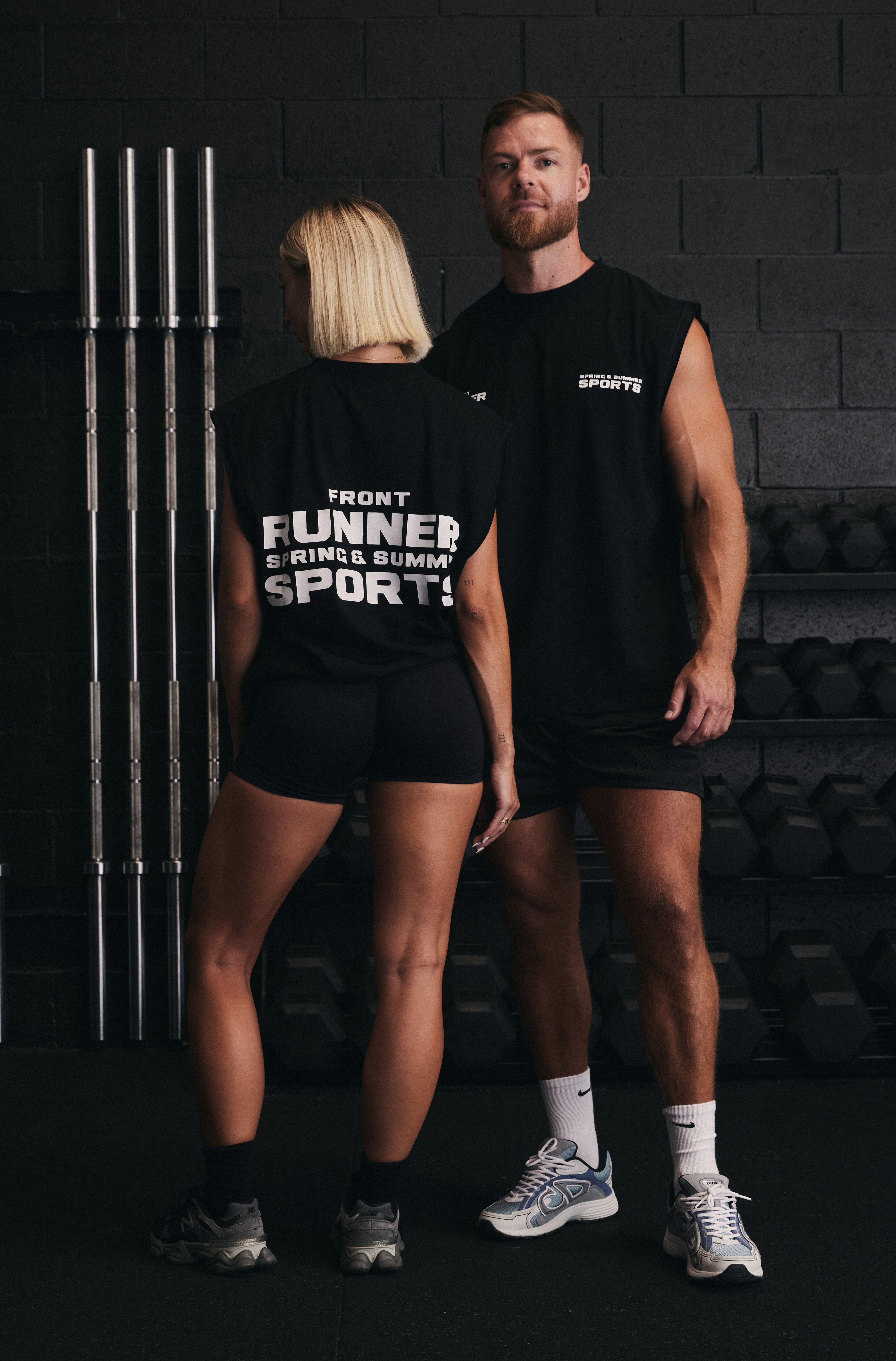 Black SS Sport Tank for Active Wear