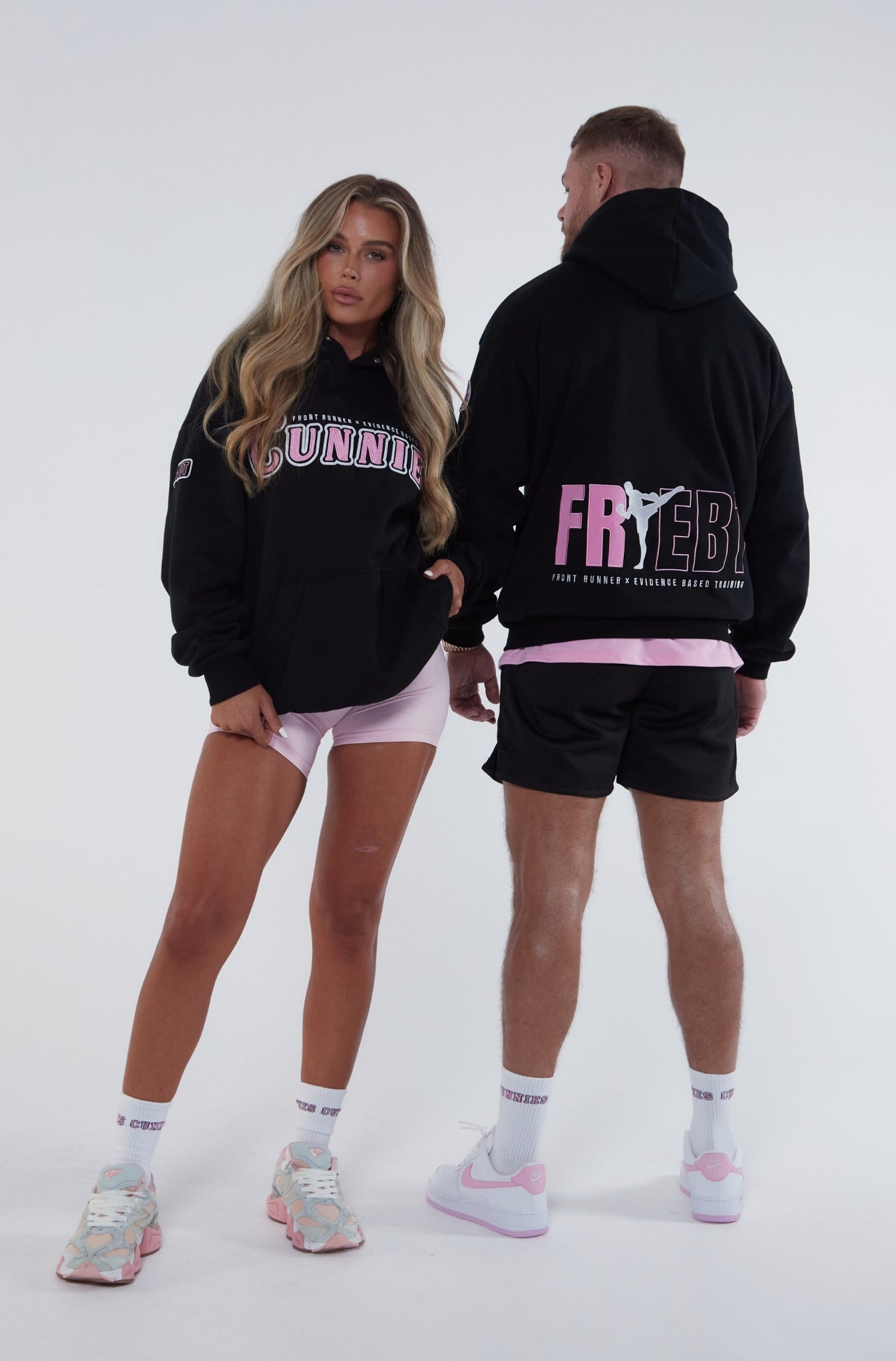 Black Spin Kick Hoodie by Cunnies